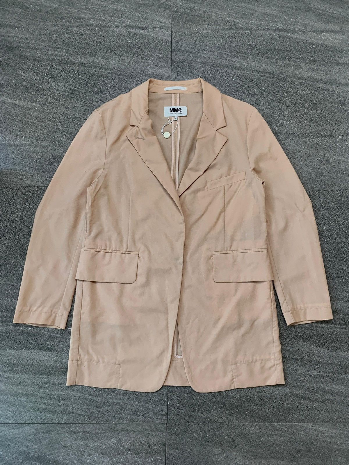 Maison Margiela FREE TAX ! MM6 Peach Light Wool Blazer Jacket Size US S / EU 44-46 / 1 - 2 Thumbnail