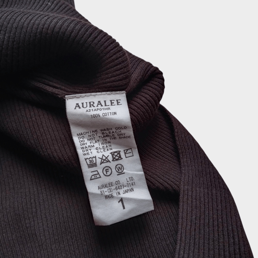 Auralee × If Six Was Nine × Le Grande Bleu (L.G.B.) Auralee longsleeve ribbed tshirt Size US S / EU 44-46 / 1 - 5 Thumbnail