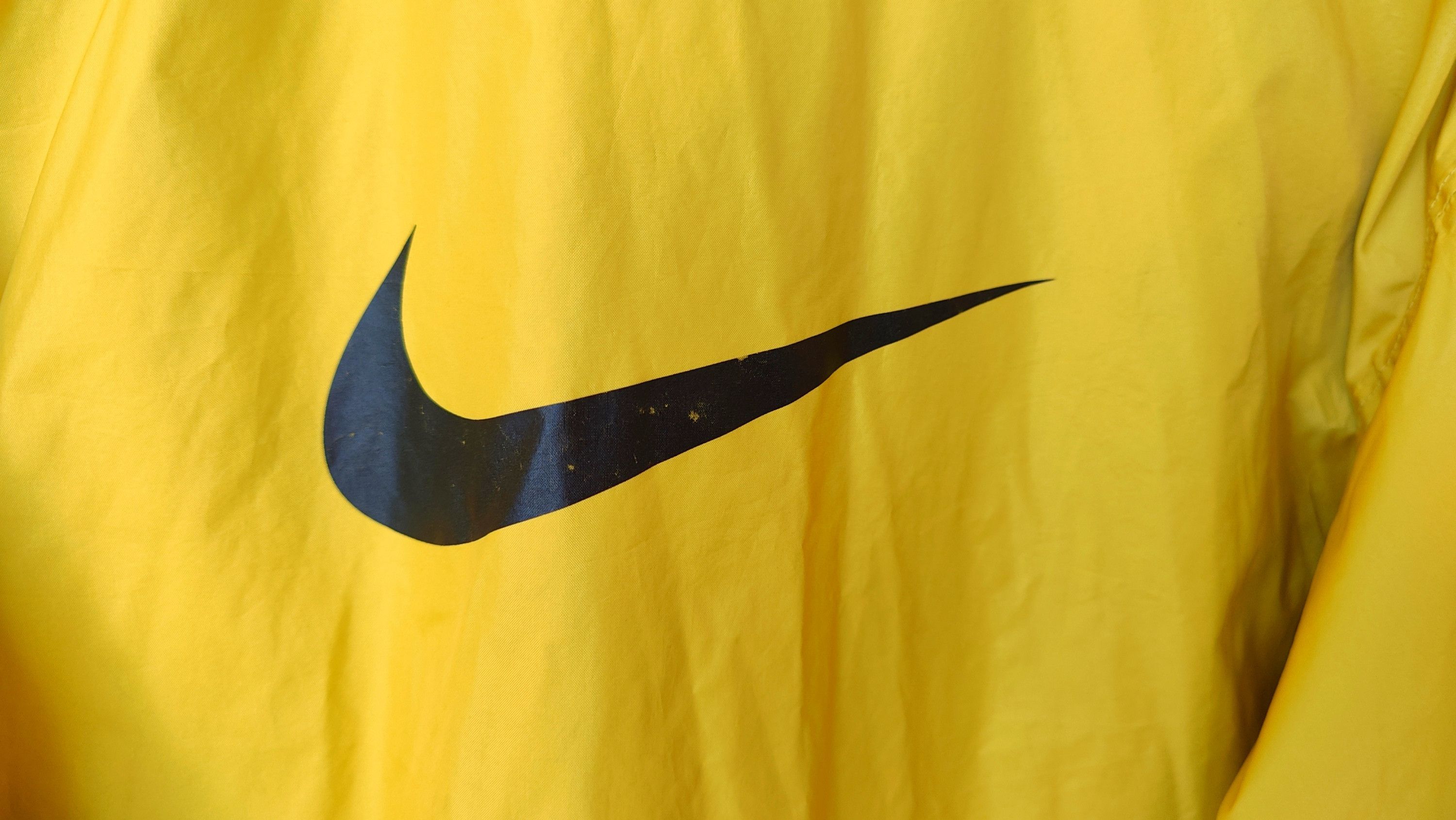 Nike × Vintage Nike VTG 90s Mustard Light Wind Jacket Stone Island style Size US M / EU 48-50 / 2 - 4 Thumbnail