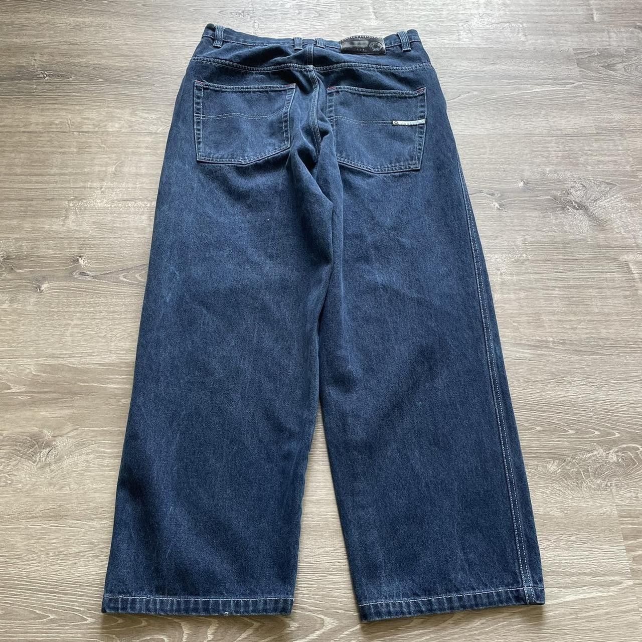 image of Y2K Blue Southpole Baggy Wide Jeans, Men's (Size 34)