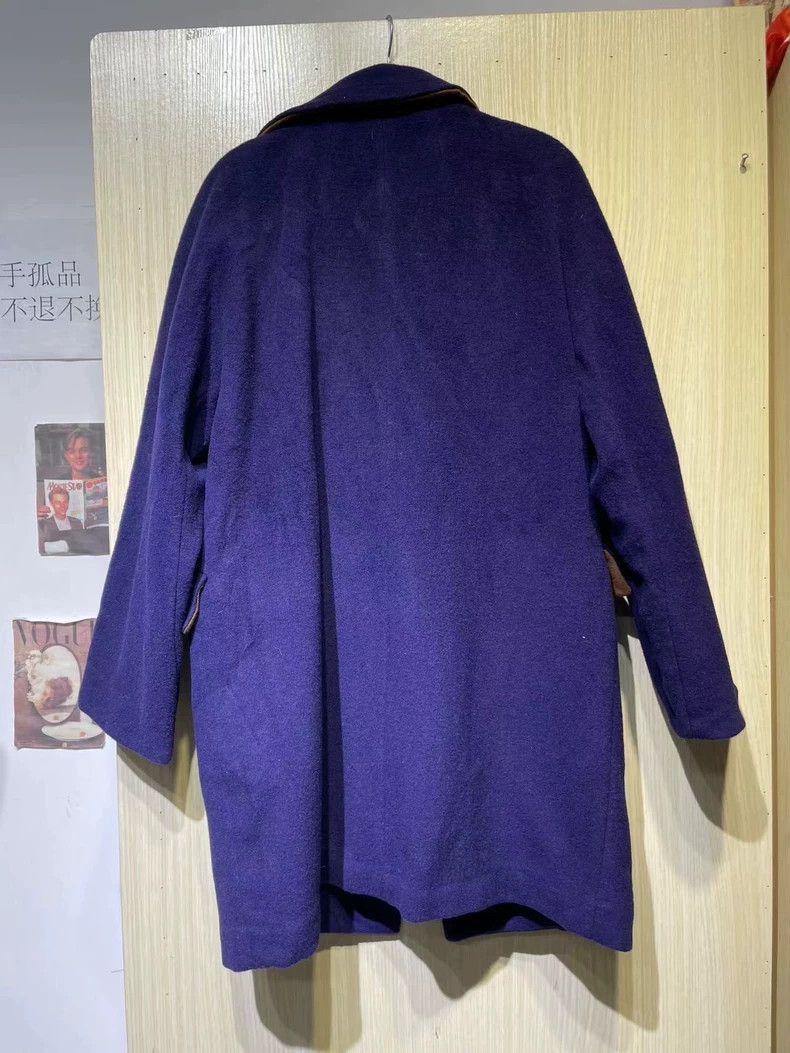 Givenchy vintage givenchy purple wool coat for women-2508 Size US M / EU 48-50 / 2 - 3 Thumbnail