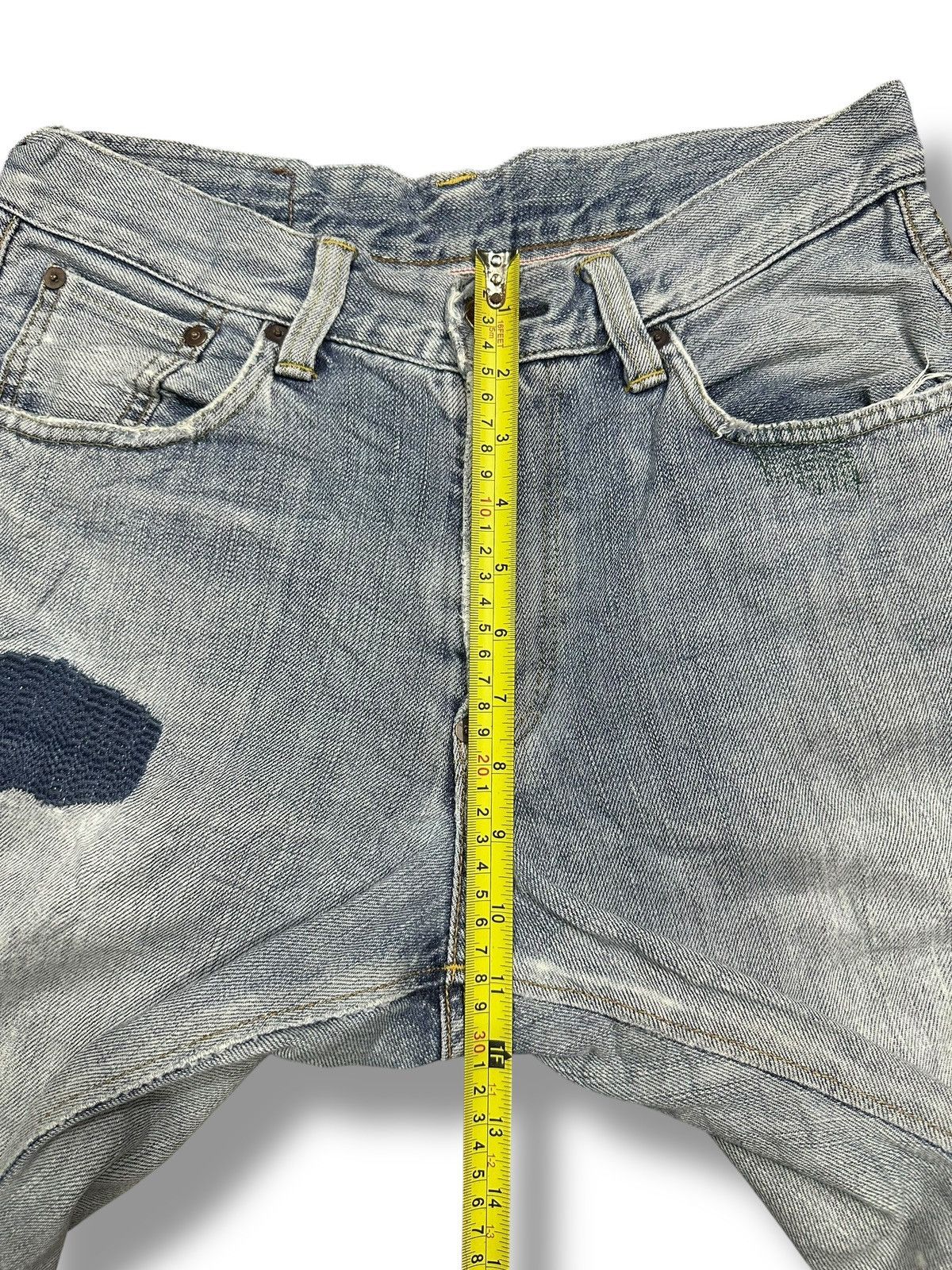 Edwin Edwin 90's Vintage Distresse Jean With Baggy Wideleg Painted Size US 31 - 13 Thumbnail