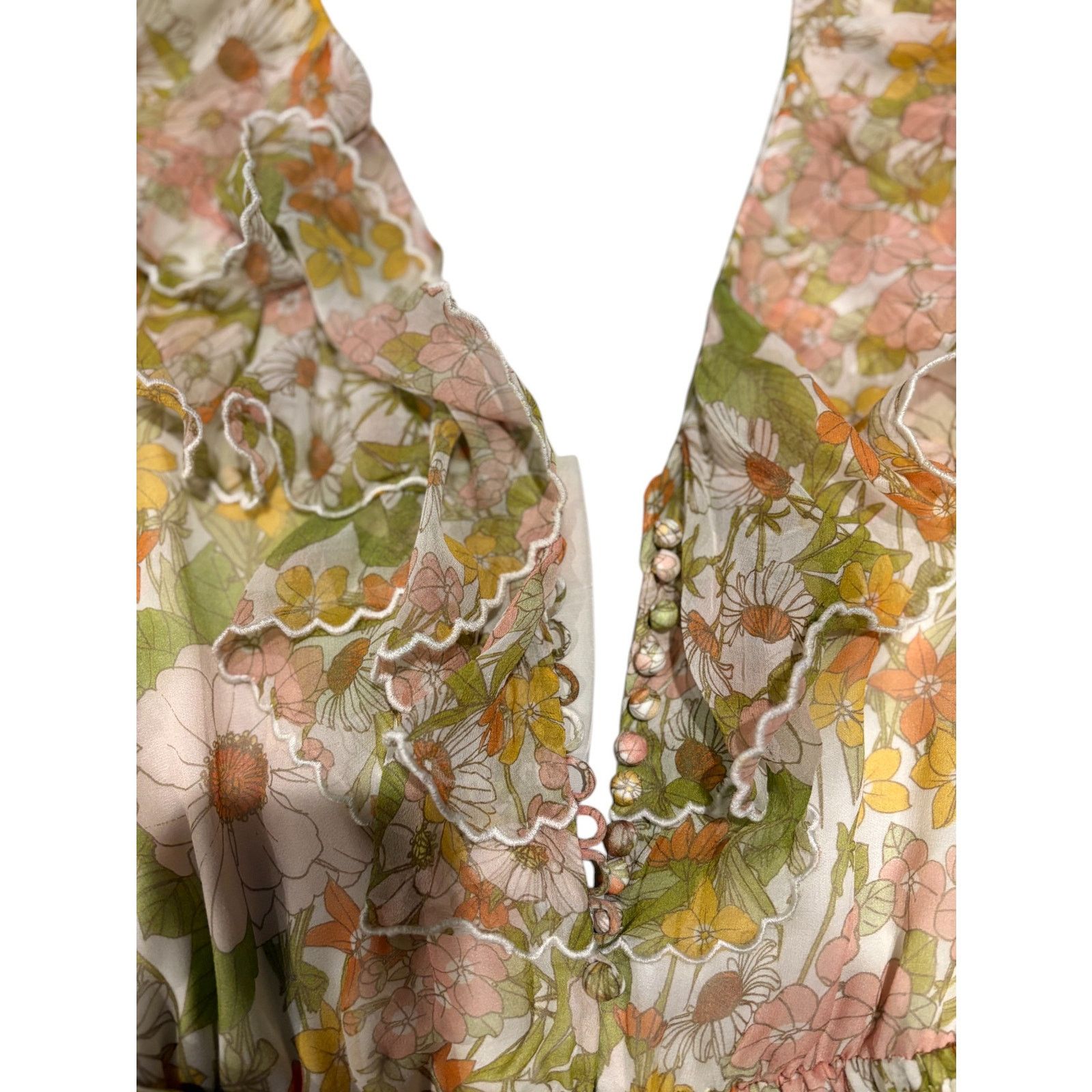 Zimmermann Zimmermann 'The Love Struck' Romper Mini Dress Size XS / US 0-2 / IT 36-38 - 11 Thumbnail