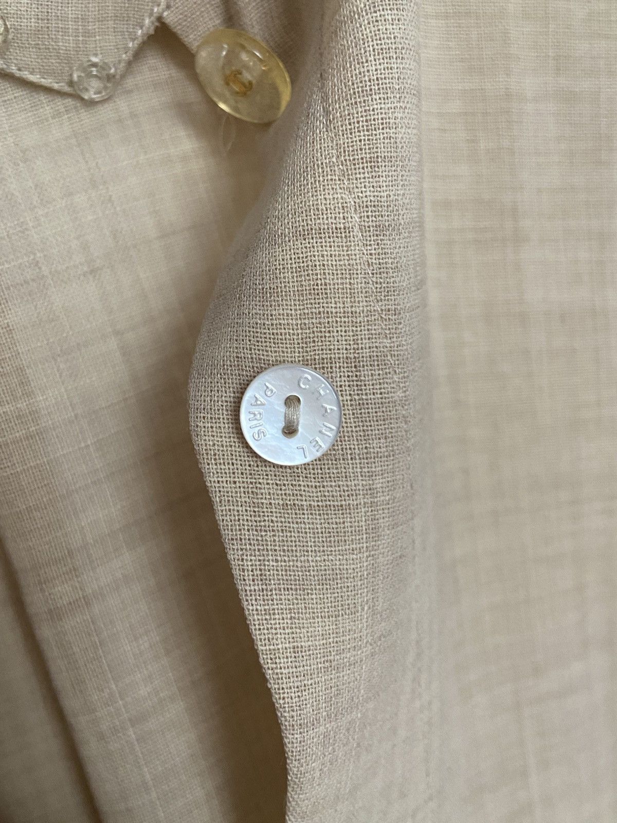 Chanel CHANEL Wool Gauze Blouse, A/W 1999 Size L / US 10 / IT 46 - 5 Thumbnail