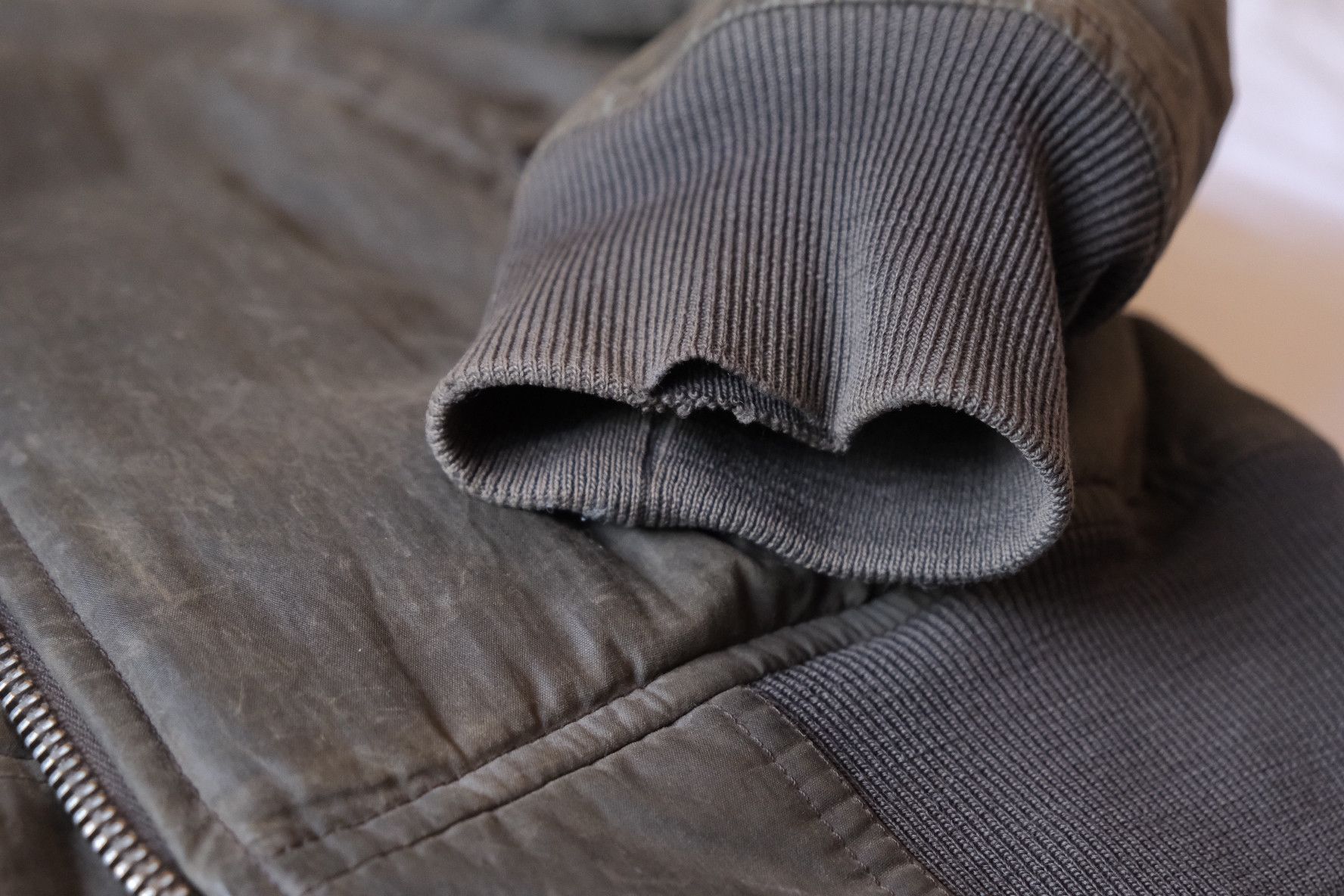 Rick Owens Rick Owens Flight Bomber MA-1 Padded Army Bomber Sz 46 Size US S / EU 44-46 / 1 - 8 Thumbnail