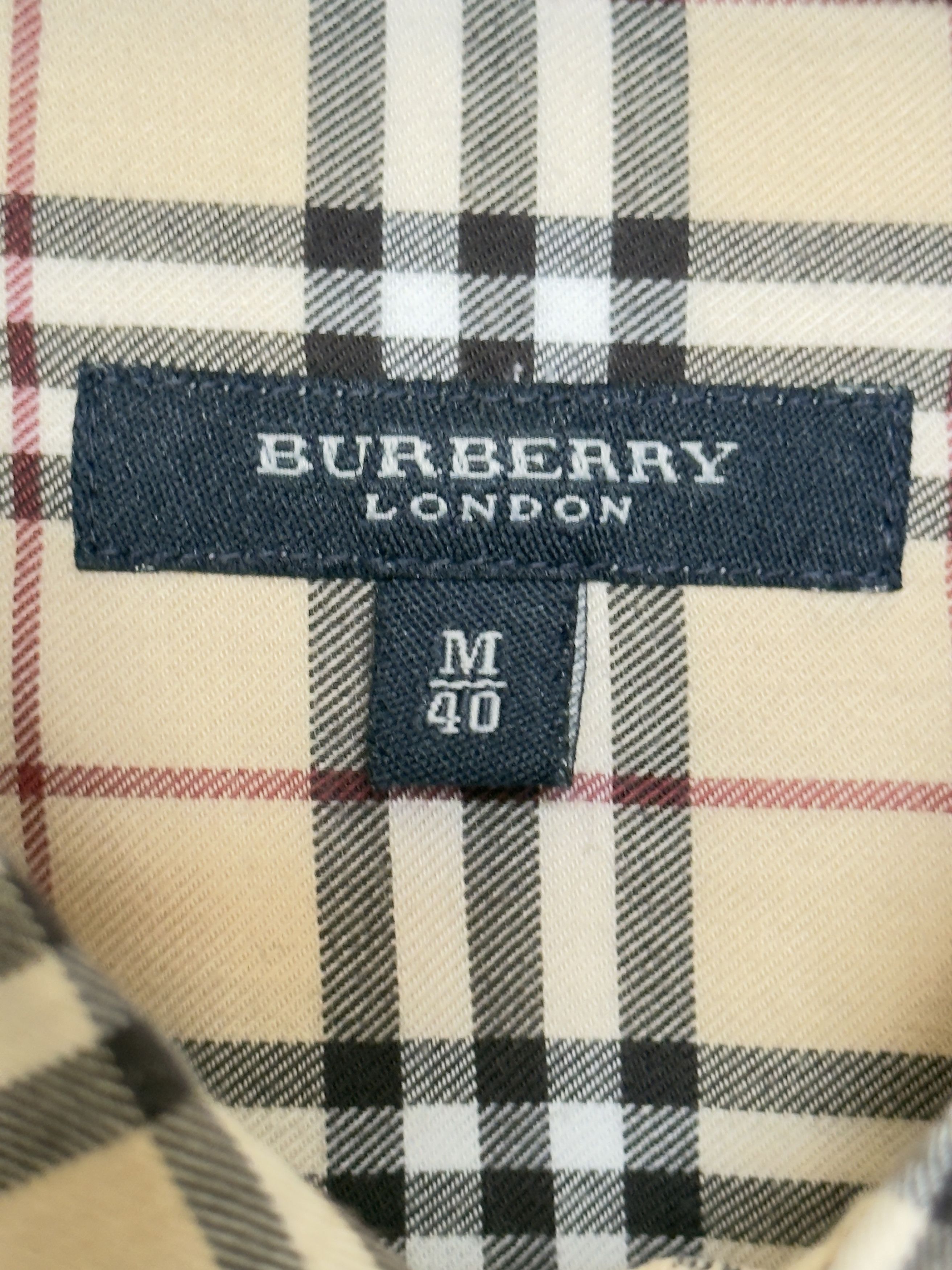 Burberry 🔥 Burberry shirt cotton novacheck size L france Size US L / EU 52-54 / 3 - 9 Thumbnail