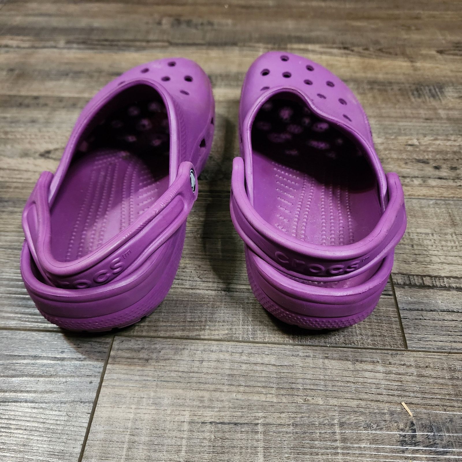 Crocs Purple Crocs Pre-owned Men 5 Women 7 SH1 Size US 7 / IT 37 - 2 Thumbnail