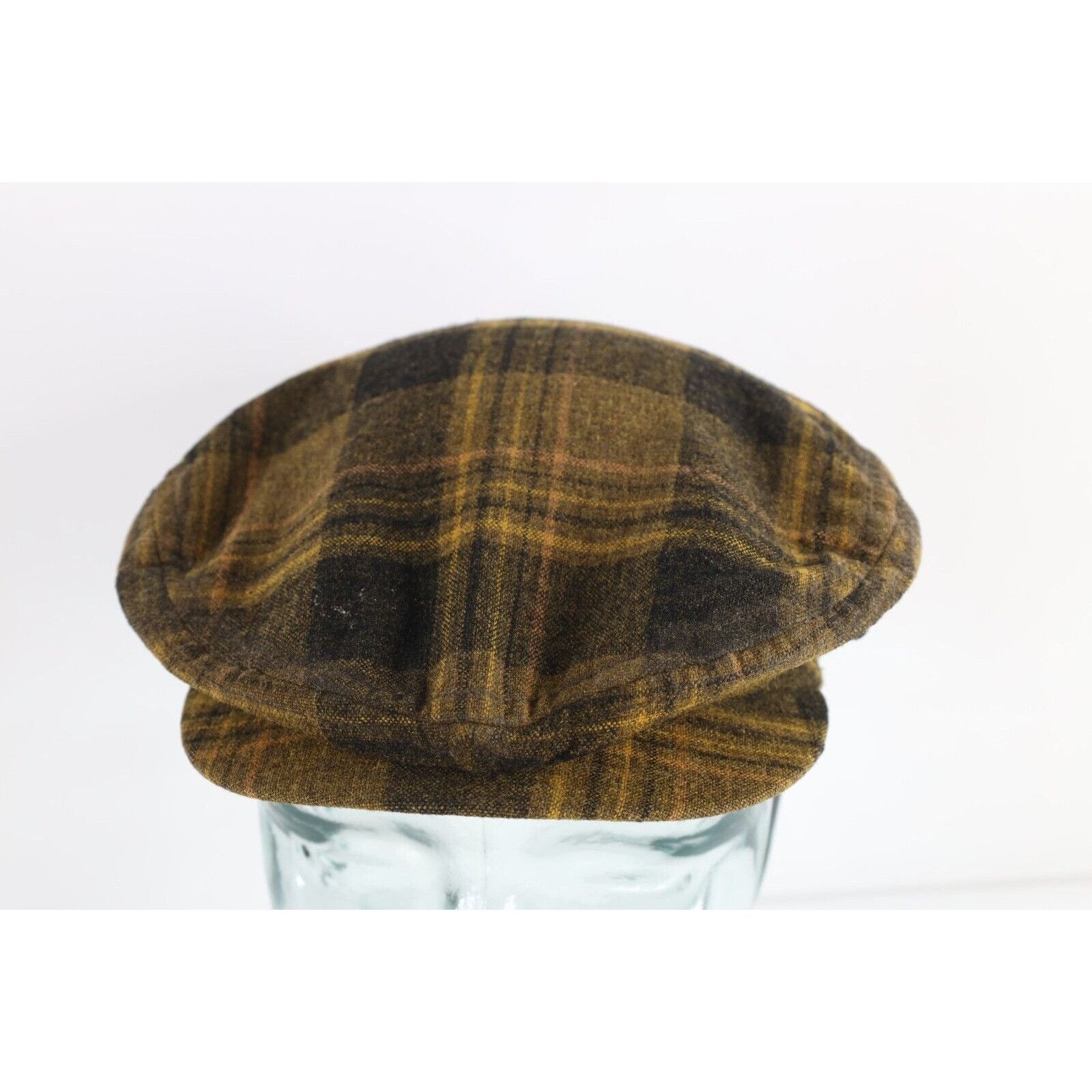 Pendleton × Vintage Vintage 60s Pendleton Distressed Wool Newsboy Cabbie Hat Cap Size ONE SIZE - 2 Thumbnail