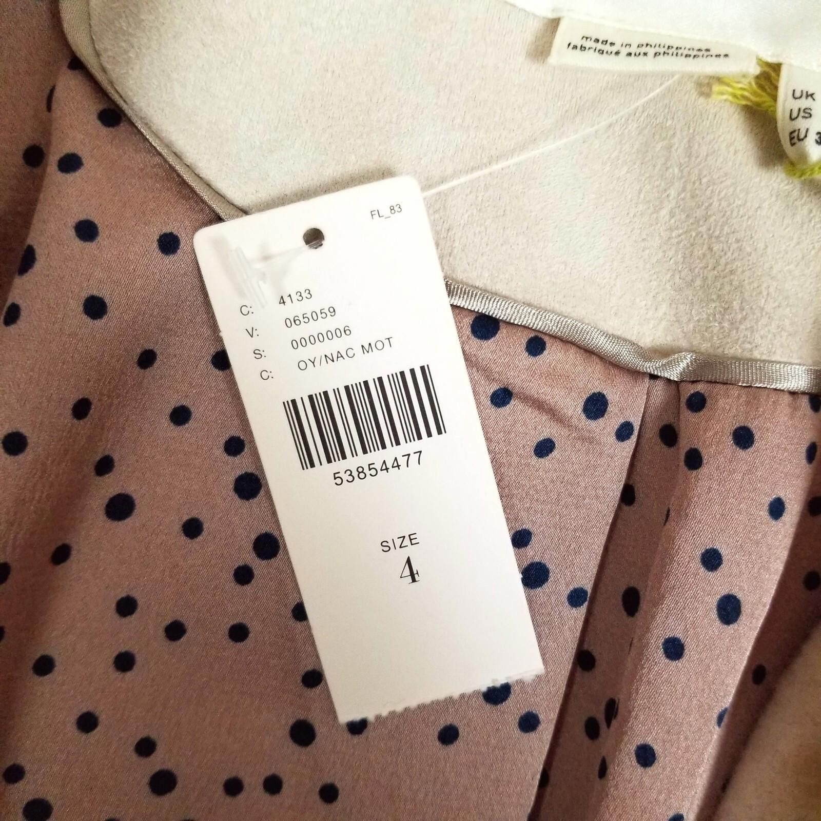 Anthropologie NWT Anthropologie Evaline Textured Coat Natural Sz 4 Size S / US 4 / IT 40 - 11 Thumbnail
