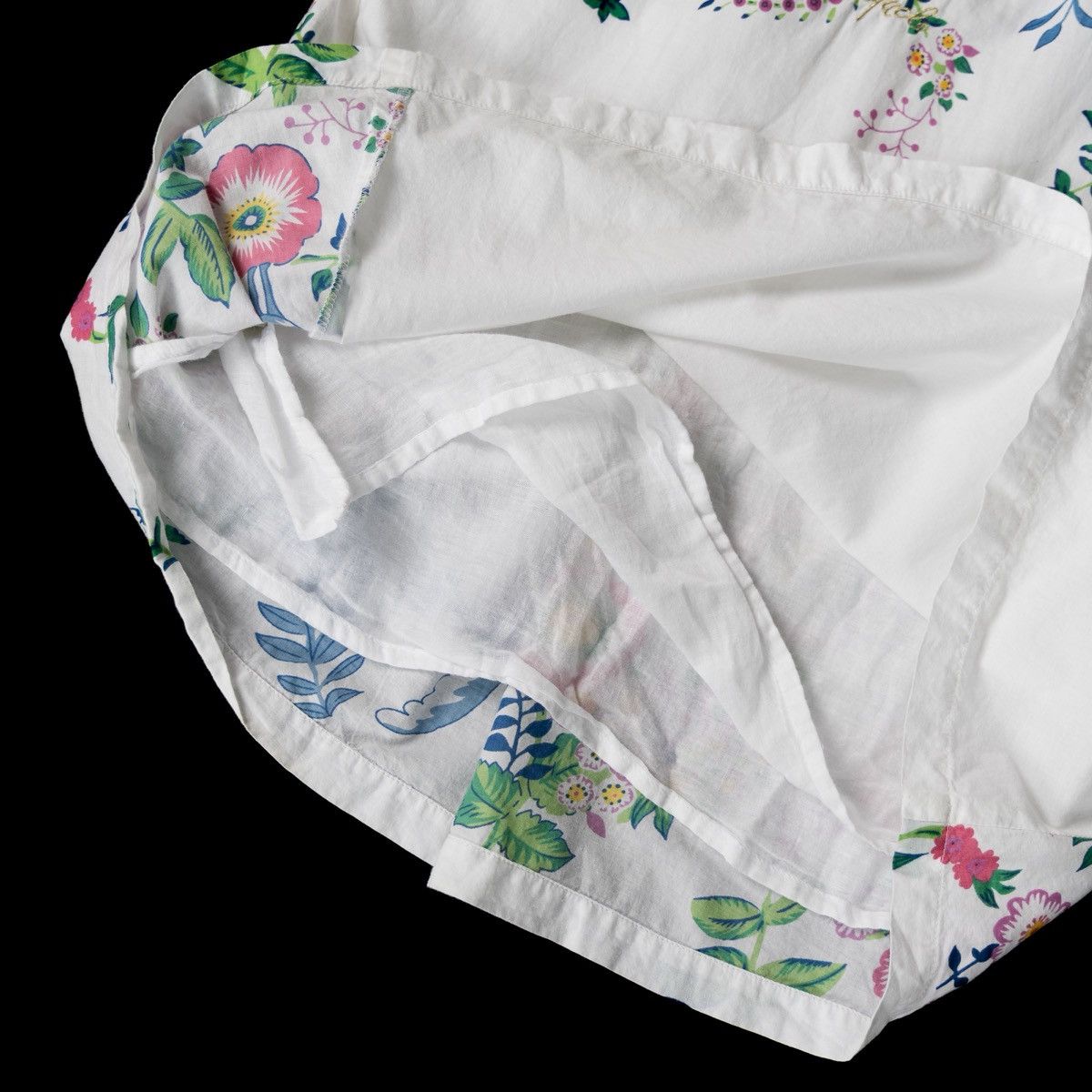 Desigual Desigual Wmns White Floral Tank Top Sleeveless Blouse Summer Size S / US 4 / IT 40 - 8 Thumbnail