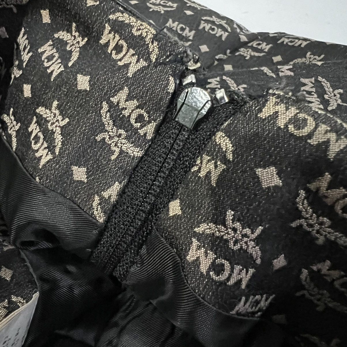 MCM × Vintage MCM Visetos Monogram Skirt Size 29" - 10 Thumbnail