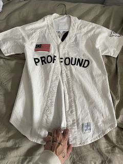 Profound Aesthetic Baseball Jersey XL Off White Color/ SUPREME BAPE