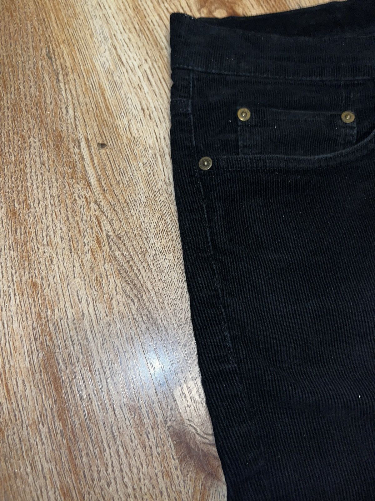 Acne Studios × Velvet × Vintage Acne Ace Cord Black 33/34 Size US 32 / EU 48 - 6 Thumbnail