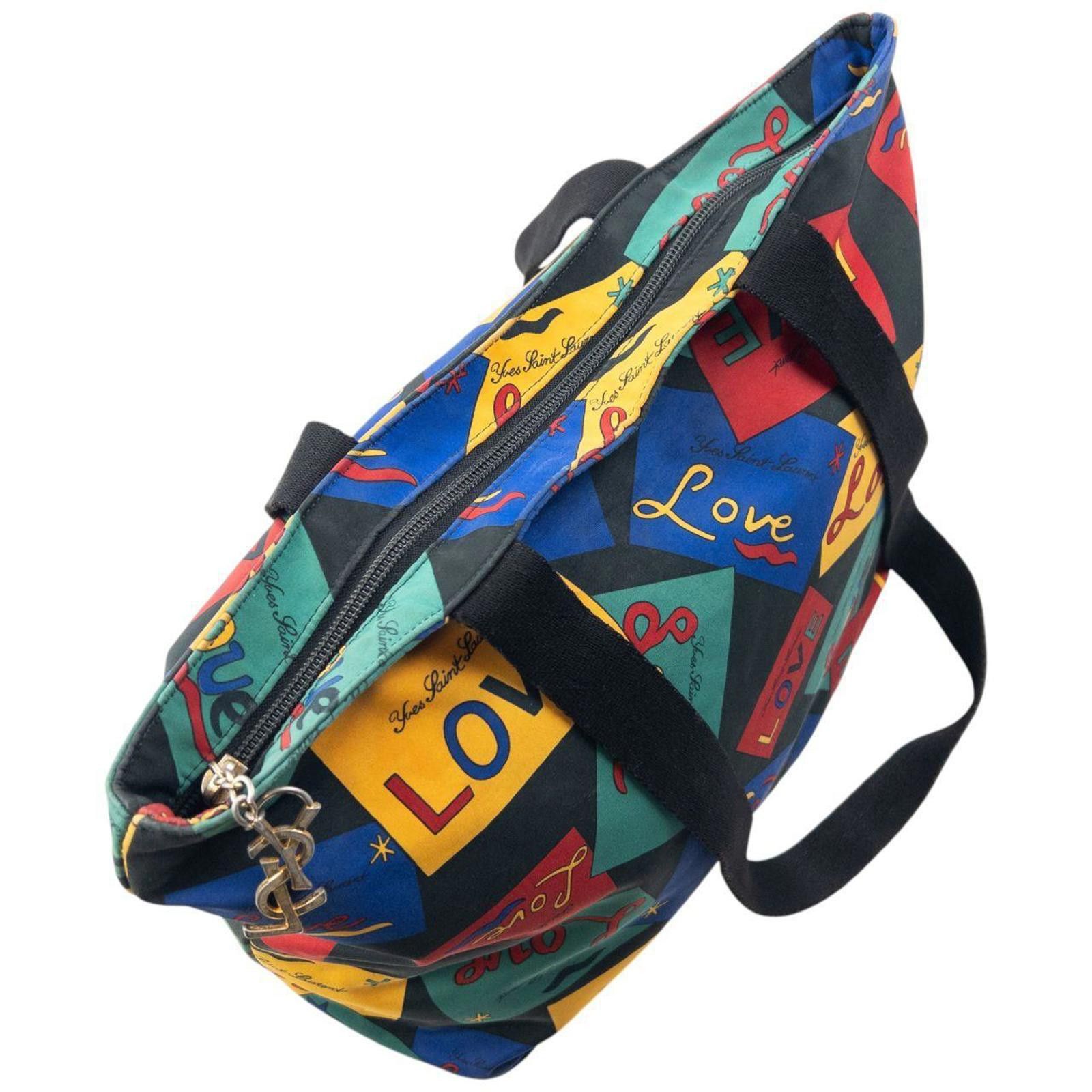 Yves Saint Laurent Vintage 90s YSL Yves Saint Laurent Love Pattern Shoulder Bag Size ONE SIZE - 8 Thumbnail
