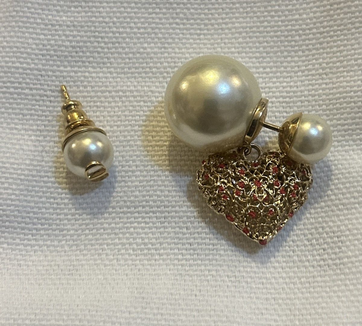 Dior Dior DIORAMOUR DIOR TRIBALES EARRINGS Gold-Finish Metal Size ONE SIZE - 3 Thumbnail