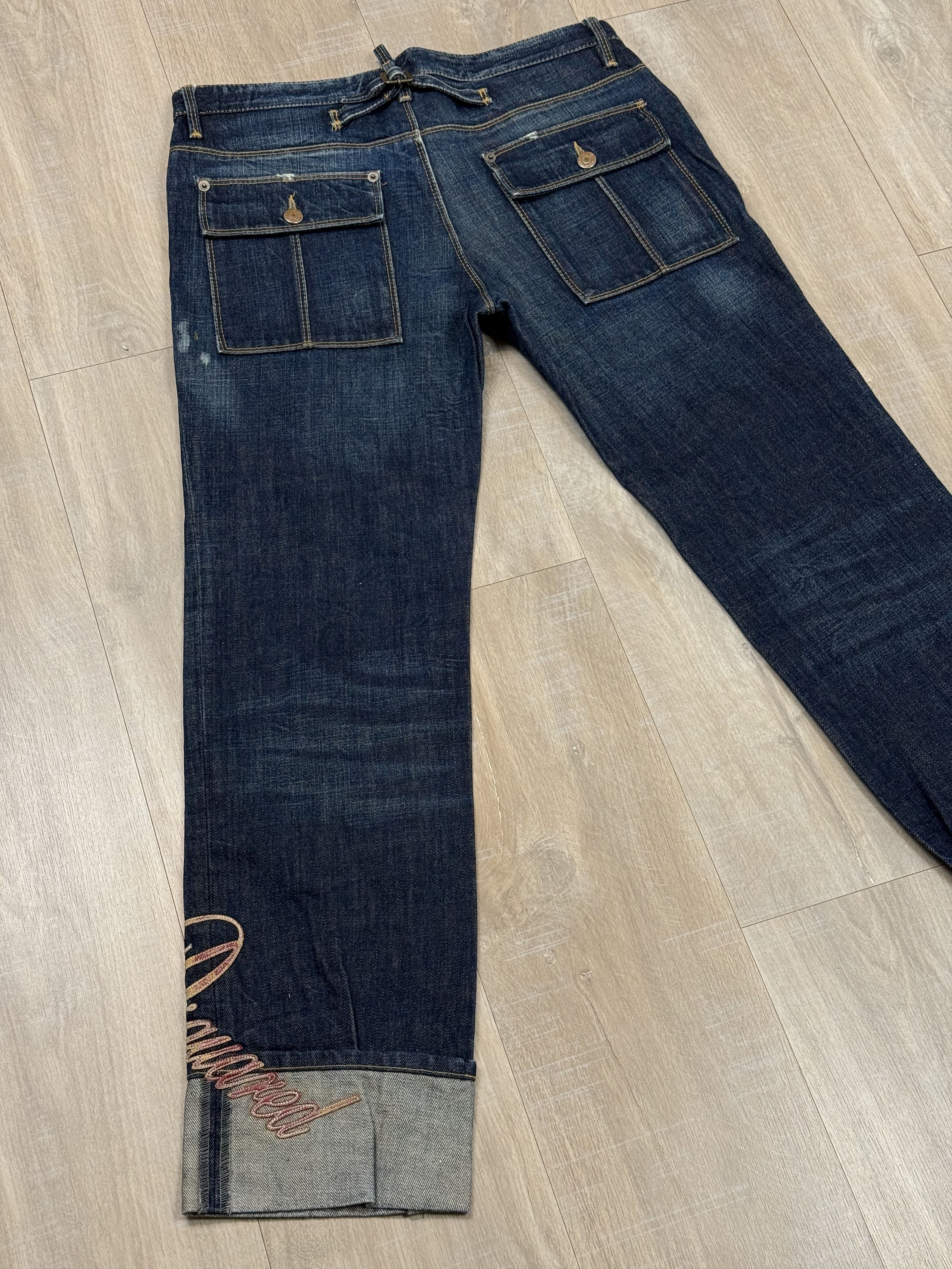 Dsquared2 Vintage Dsquared2 Logo y2k Denim Jeans Italy Blue Size US 30 / EU 46 - 5 Thumbnail