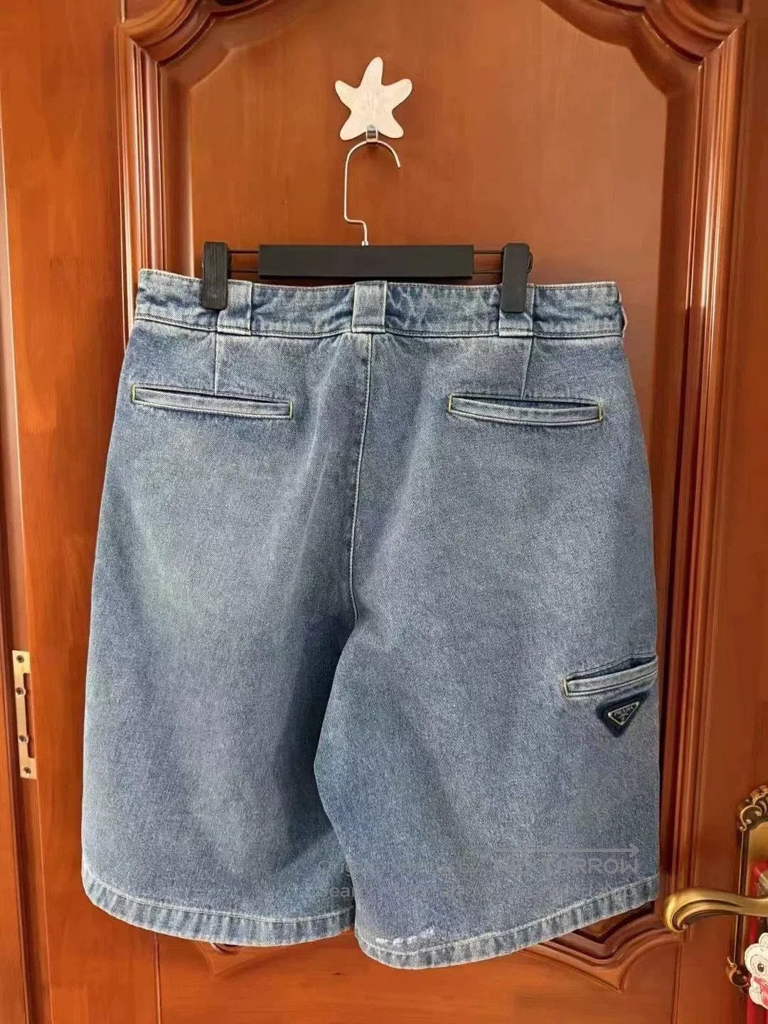 Prada Prada Triangle Logo Blue Jeans Size 50. Size US 34 / EU 50 - 1 Thumbnail