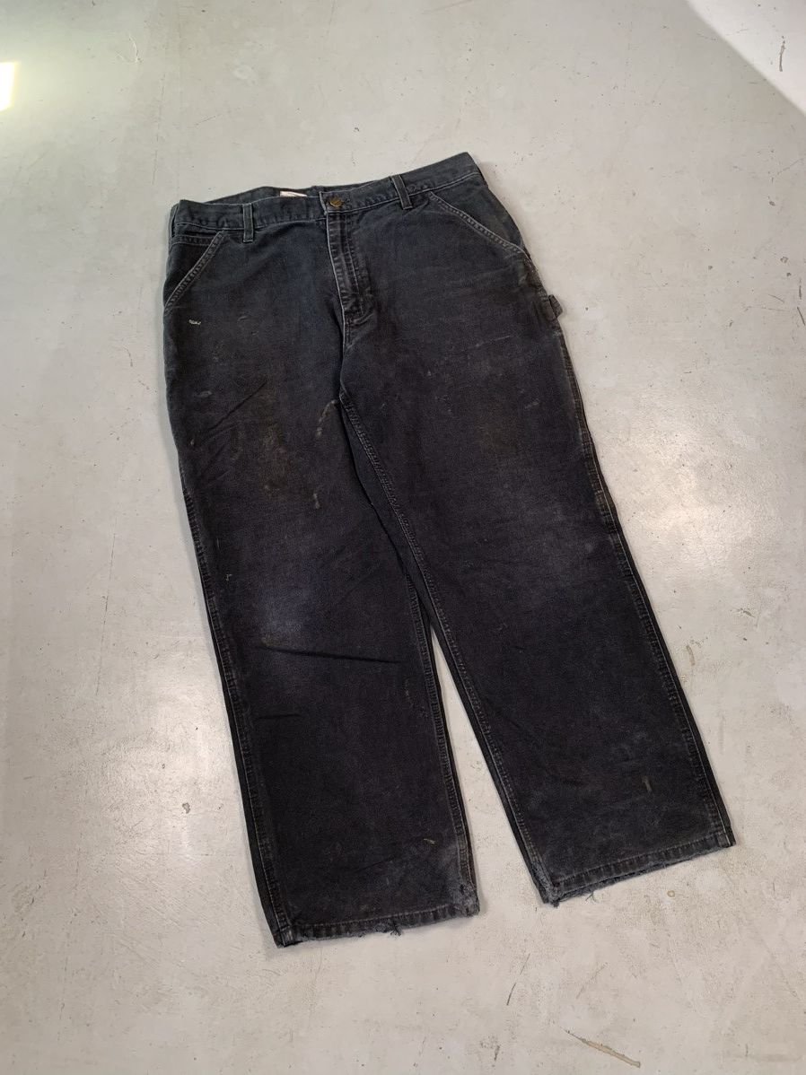 Carhartt Vintage faded Carhartt B11 carpenter denim Size US 36 / EU 52 - 1 Thumbnail