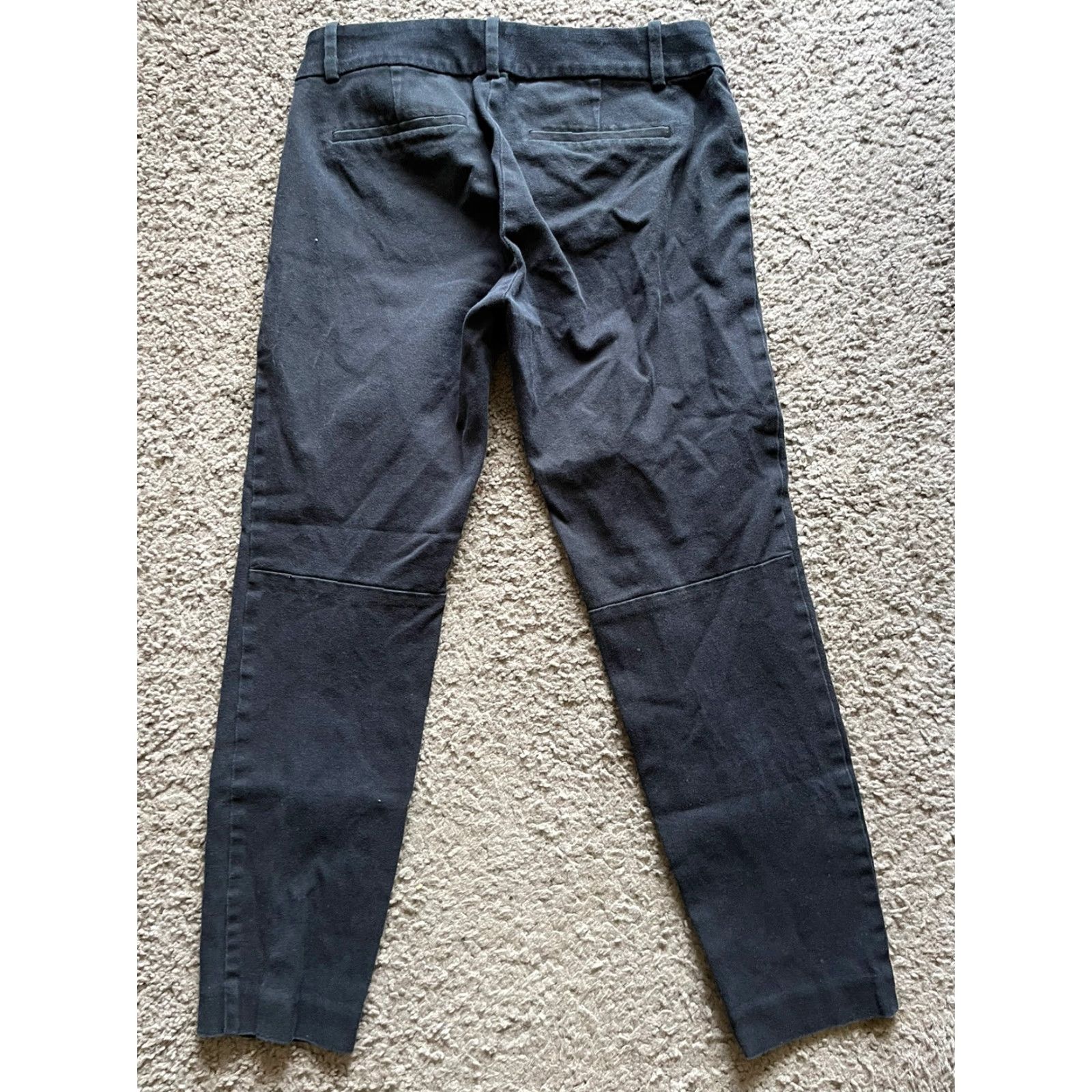 J.Crew VINTAGE J.CREW City Fit Pants Women's - 4 Black Skinny Bottoms, Regular, 3/4 Style 28637, Ladies, 6? Size 28" / US 6 / IT 42 - 3 Thumbnail