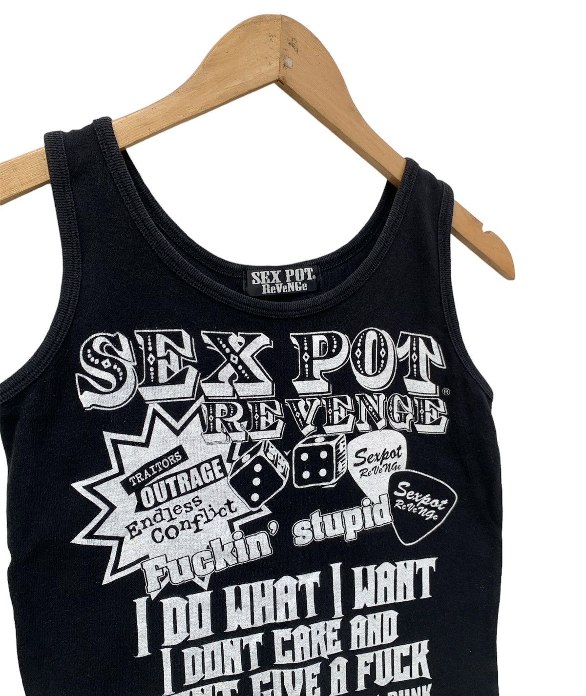 Japanese Brand Sex Pot Revenge Punk Singlet Size XS / US 0-2 / IT 36-38 - 6 Thumbnail