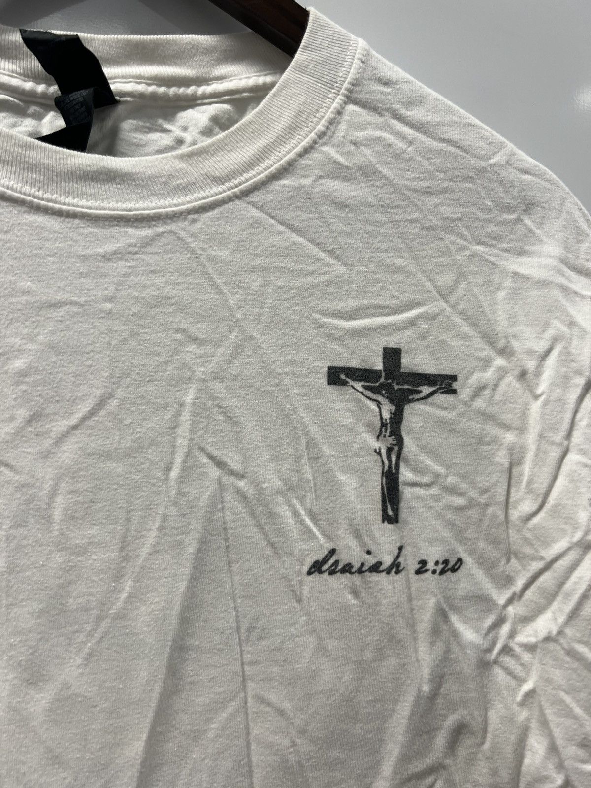 Vintage Late Y2K 2000's VTG Vintage Isaiah 2:20 Goth Retro Emo Shirt Size US M / EU 48-50 / 2 - 7 Thumbnail