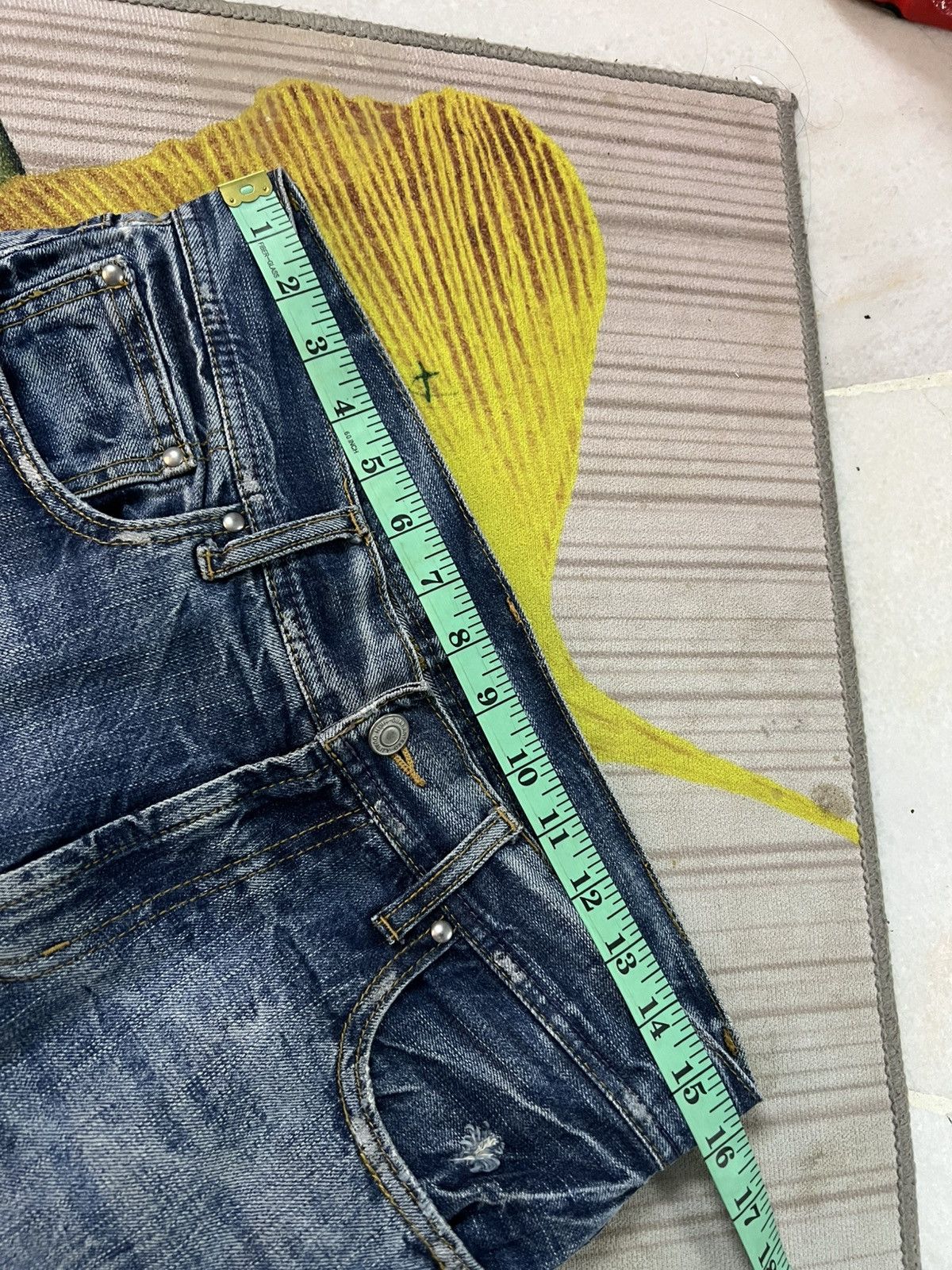 Japanese Brand 💥Flare💥Japanese Unbrand Distressed Jean Size US 31 - 3 Thumbnail
