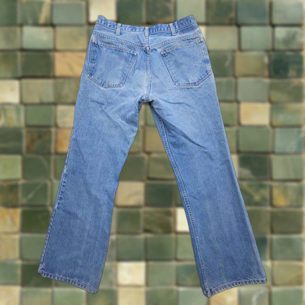 JCPenney VTG 80s JCPenney Plain Pockets Bootcut Jeans Mens 32 x 28 Blue 5-Pocket Design Denim Cotton Regular USA 90s 80s Mens Size US 32 / EU 48 - 1 Thumbnail