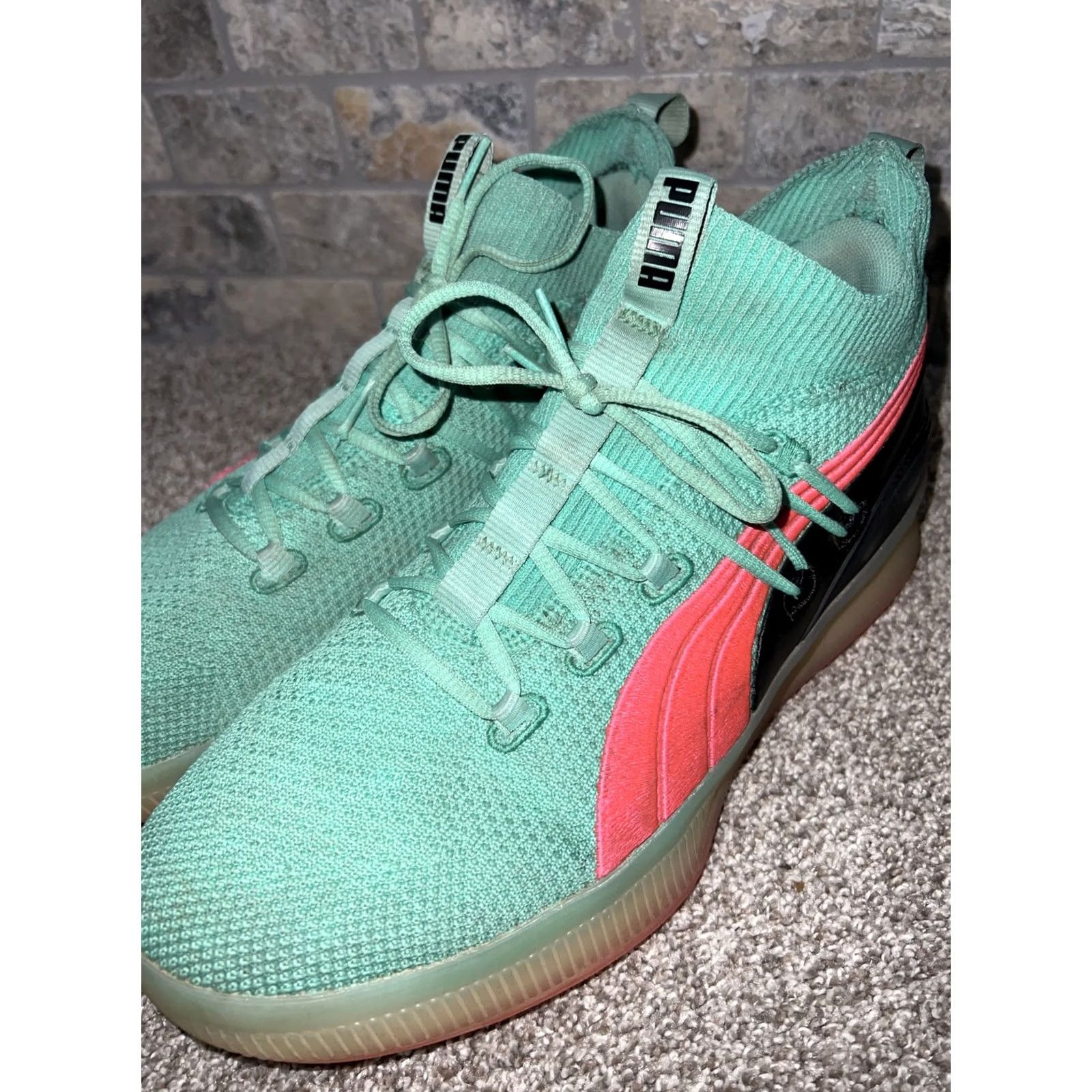Puma PUMA Clyde Court Ocean Drive Pink 2018 Men’s 11.5 Sneaker Mens Shoes Size US 12 / EU 45 - 3 Thumbnail