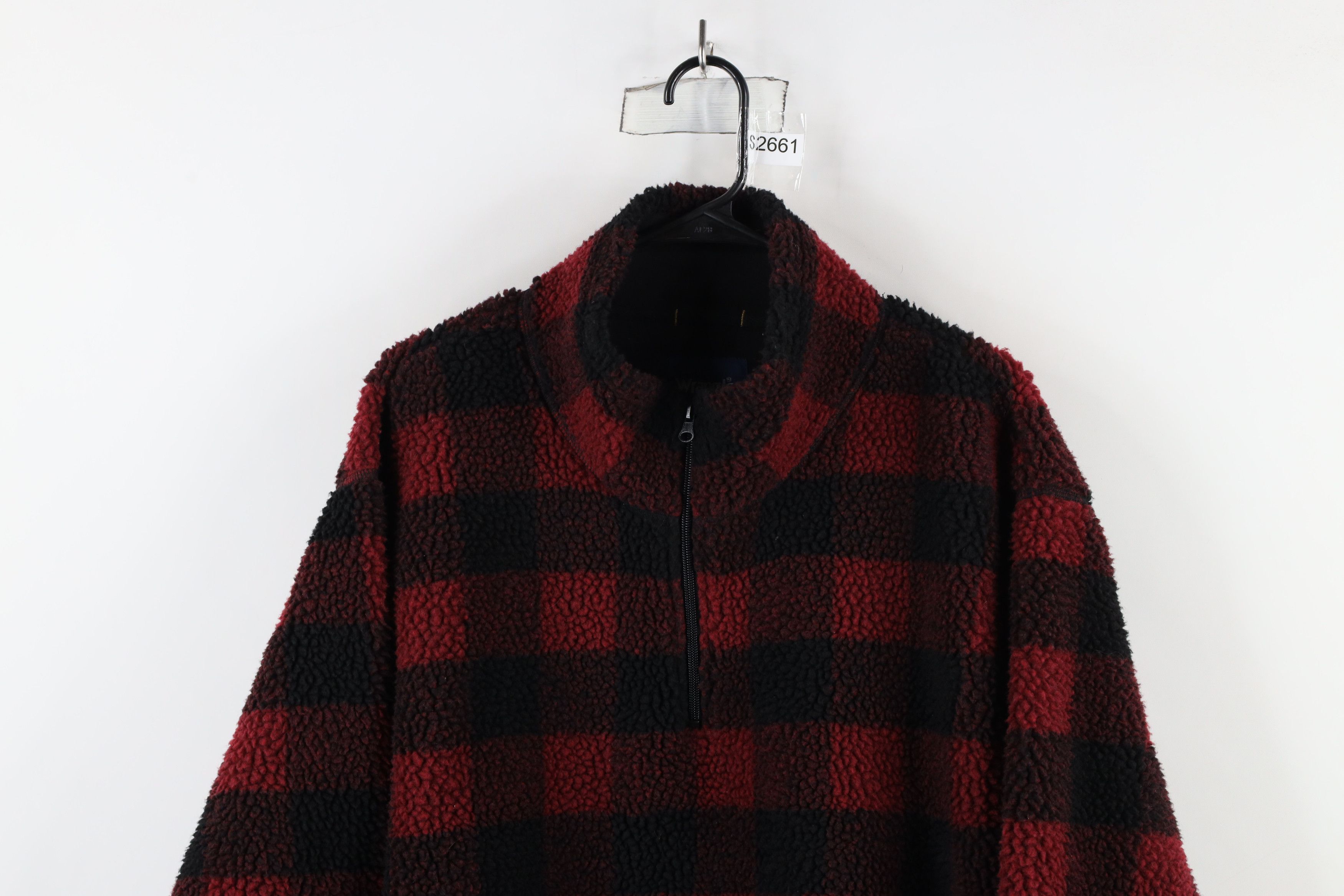 Vintage × Wrangler Vintage Wrangler Fleece Half Zip Pullover Sweater Jacket Size US XXL / EU 58 / 5 - 2 Thumbnail