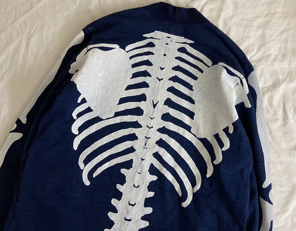 Kapital Kountry KAPITAL KOUNTRY BONE pattern Indigo dyeing sweat shirt Size US M / EU 48-50 / 2 - 5 Thumbnail