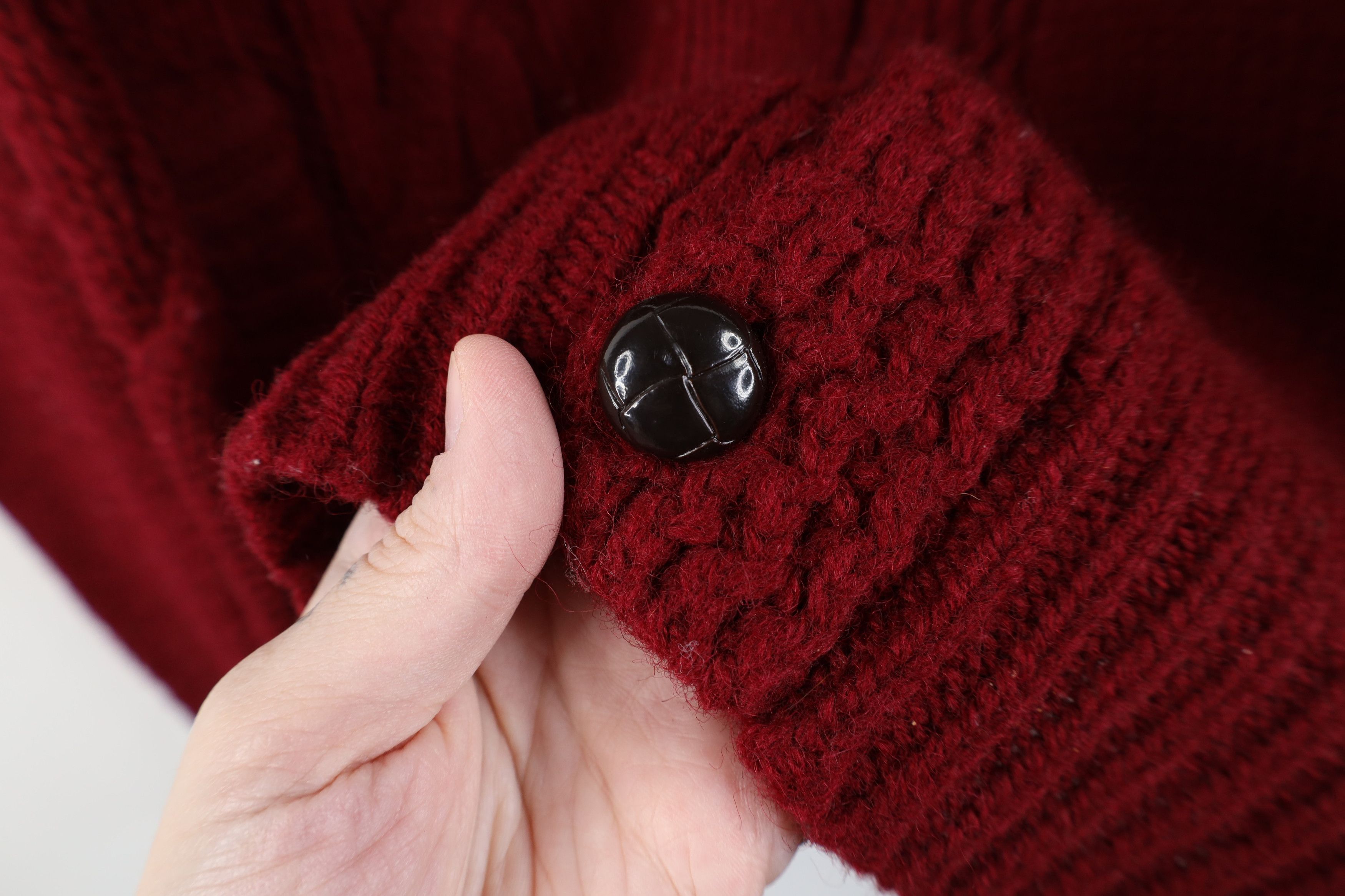 Vintage Vintage 50s 60s Streetwear Cable Shawl Cardigan Sweater USA Size US XL / EU 56 / 4 - 7 Thumbnail