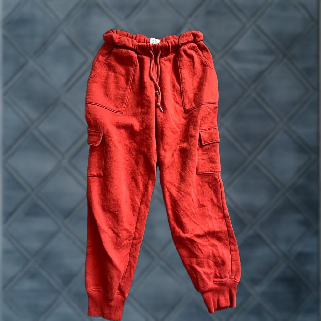 Pinko Victoria Secret PINK Cargo Pocket Sweatpants Womens Size XS Orange Size 26" / US 2 / IT 38 - 1 Thumbnail