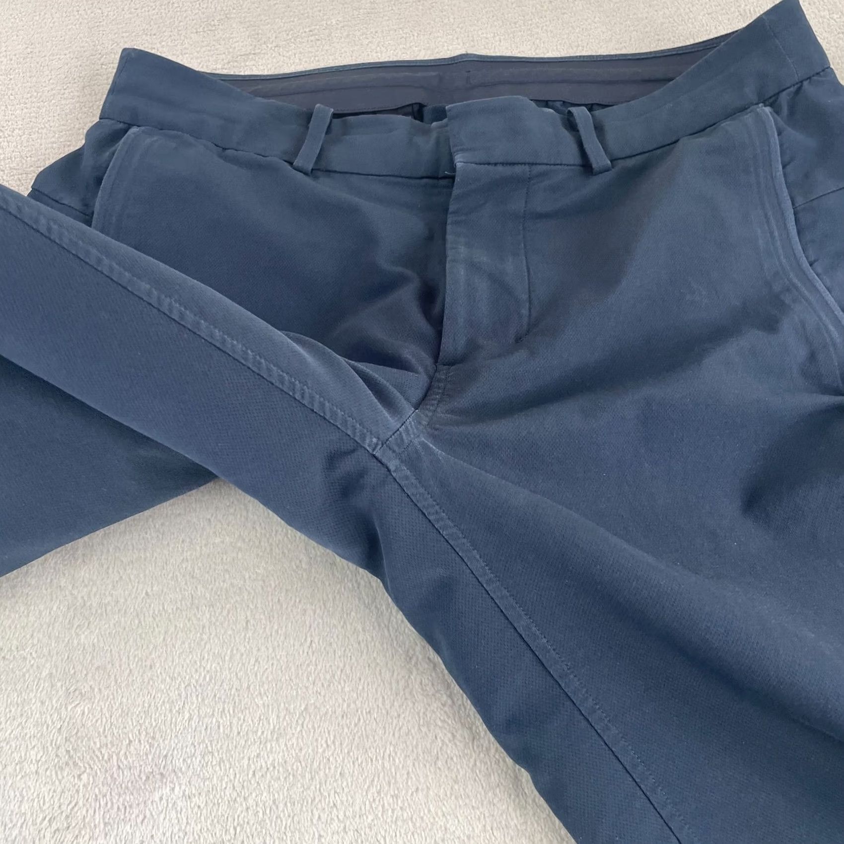 Lululemon LULULEMON New Venture Pants Men 31x26 Navy Blue Tapered Fit Zip Pockets Active Pants Mens Navy Blue 31x26 Tapered Zip Pockets Active Size US 31 - 4 Thumbnail