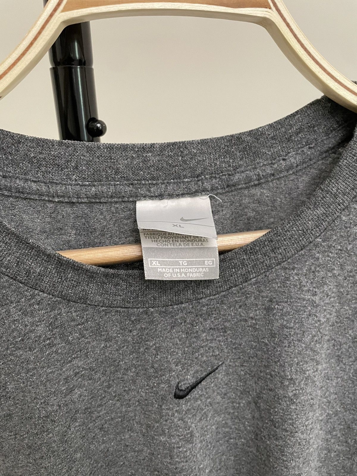 Nike × Supreme Vintage Y2K Grey Nike Art Tee Shirt Size US L / EU 52-54 / 3 - 3 Thumbnail