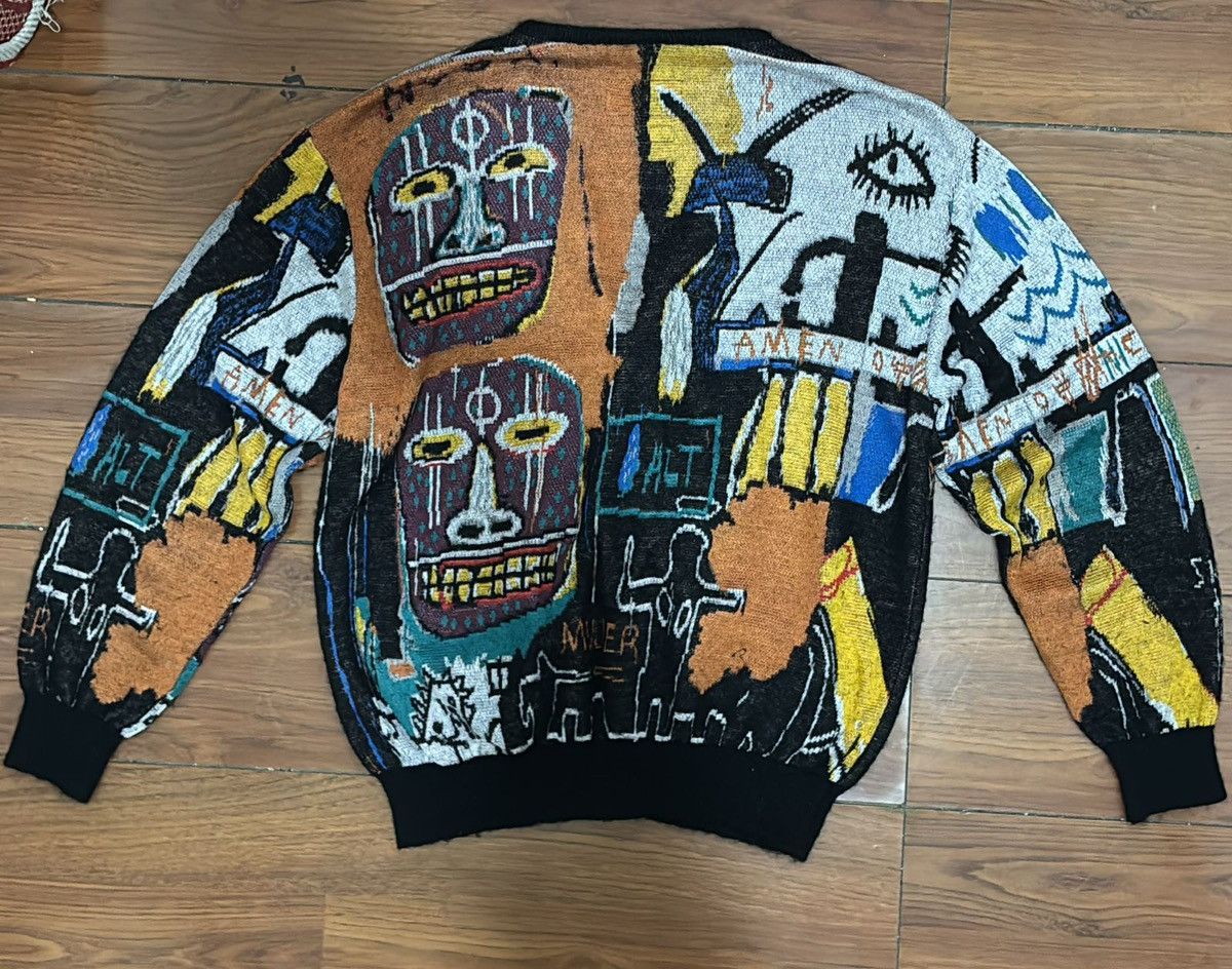 Jean-Michel Basquiat × Wacko Maria Rare Wacko Maria × Basquiat Cardigan – The Guilty Parties Size US M / EU 48-50 / 2 - 4 Thumbnail