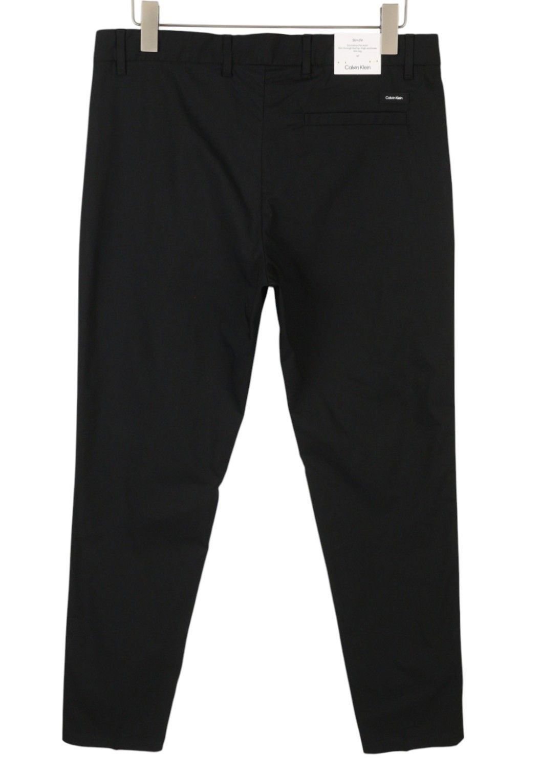 Calvin Klein TECH COTTON STRETCH SLIM M Black Zip Fly Chino 87461 Size US 32 / EU 48 - 2 Thumbnail