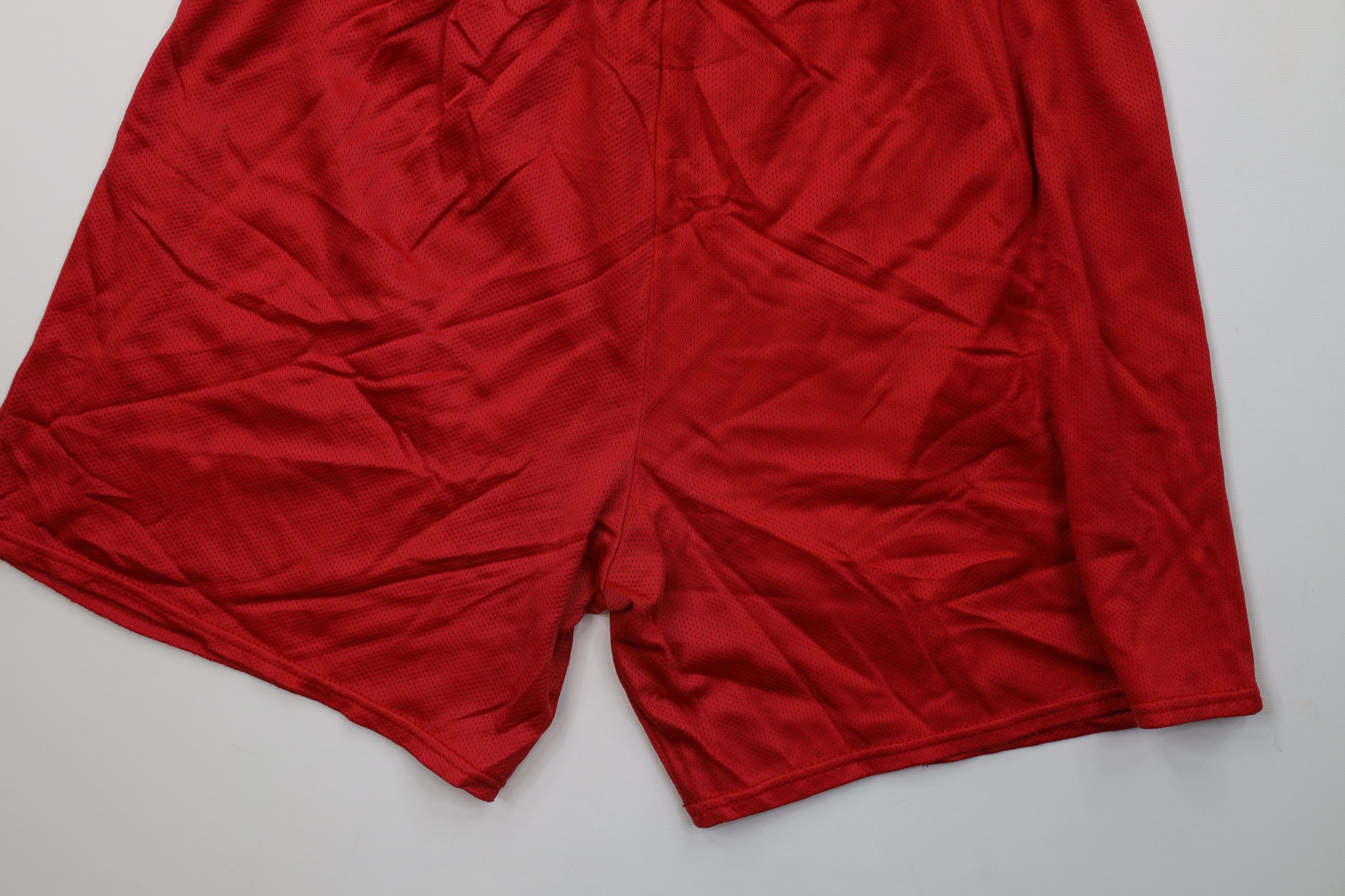 Vintage Vintage 90s Above Knee Ohio State University Shorts Red USA Size US 34 / EU 50 - 11 Thumbnail