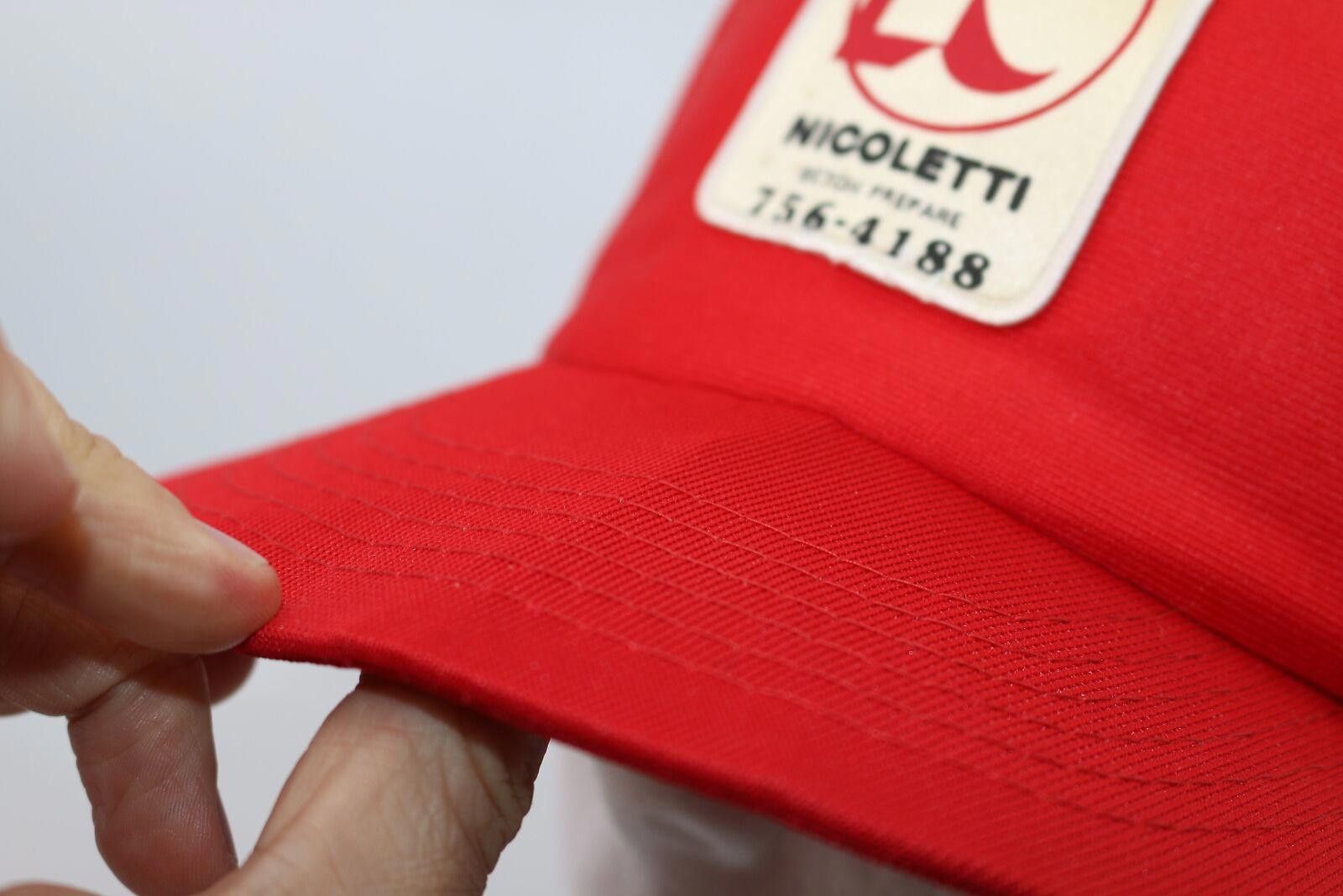 Other Vintage nICOLETTI BETON PREPARE Trucker Snapback Cap Size ONE SIZE - 5 Thumbnail