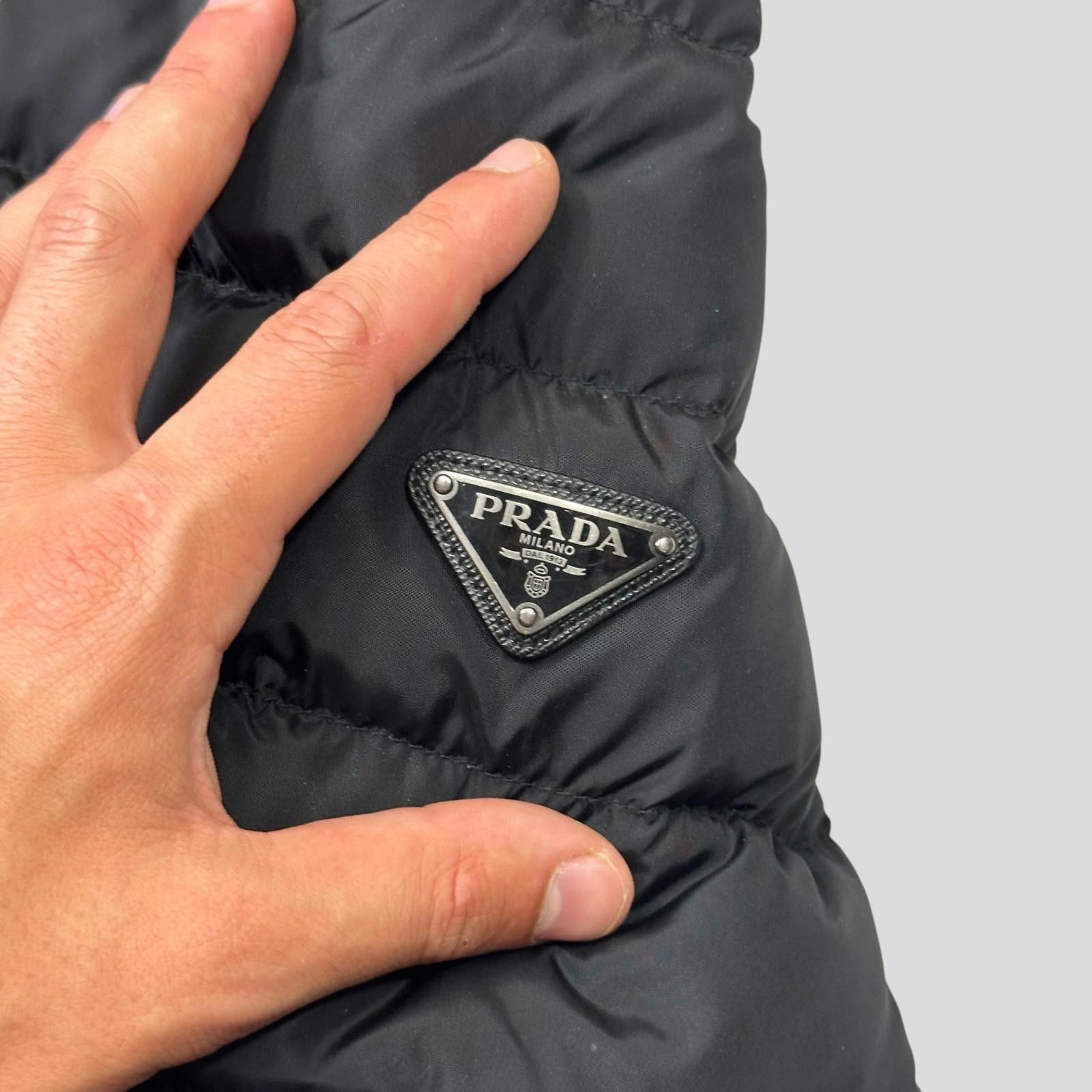 Prada Prada 2018 Laminated Nylon Duck Down Puffer - IT52 (L) Size US L / EU 52-54 / 3 - 3 Thumbnail