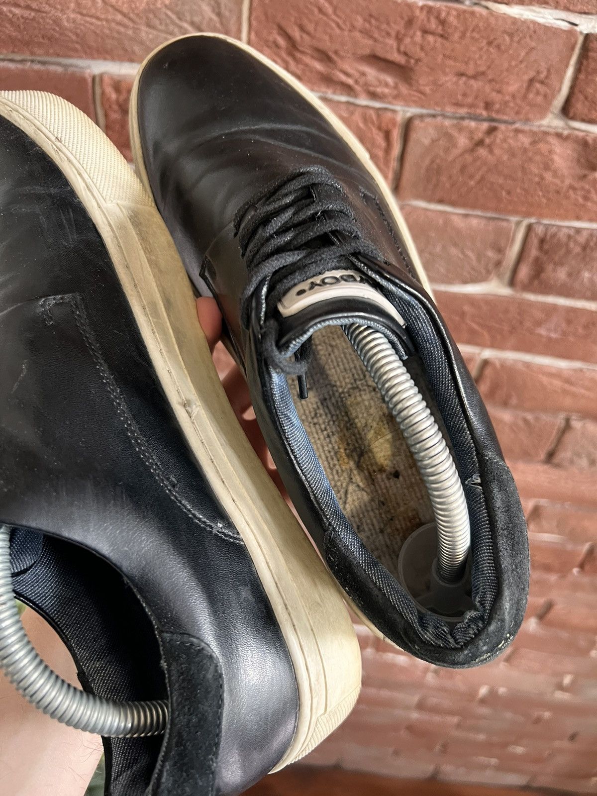 Playboy Vintage Playboy Court 7US Black Hype Leather Low Sneakers Size US 7 / EU 40 - 12 Thumbnail