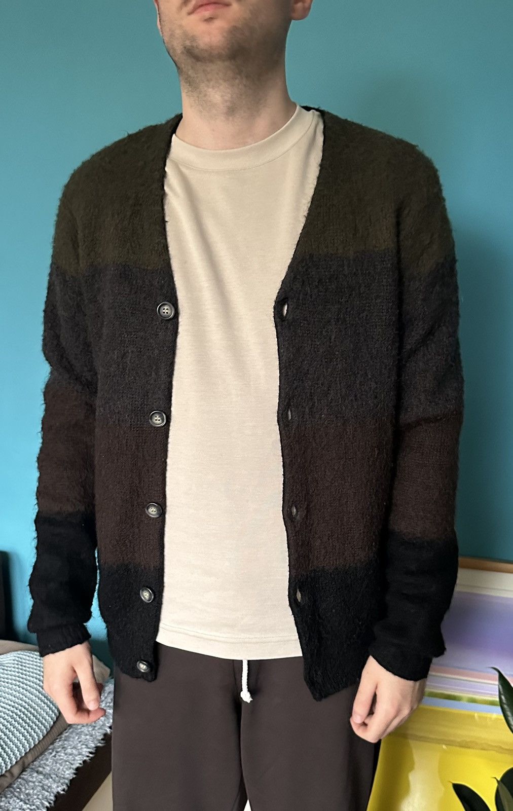 Stussy Stussy Gradient Mohair Cardigan Size US M / EU 48-50 / 2 - 1 Thumbnail