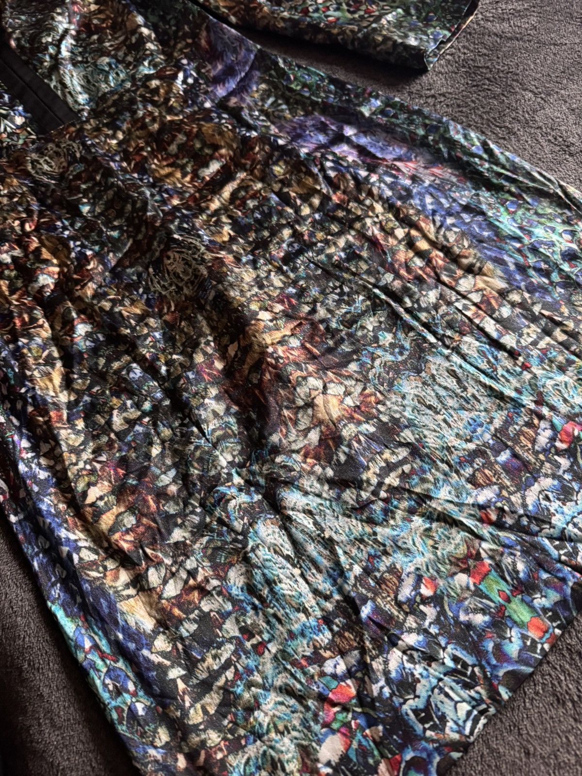 Alexander McQueen × Vintage Alexander McQueen - SS12 Silk Tunic Mini Dress luxury Size XS / US 0-2 / IT 36-38 - 9 Thumbnail