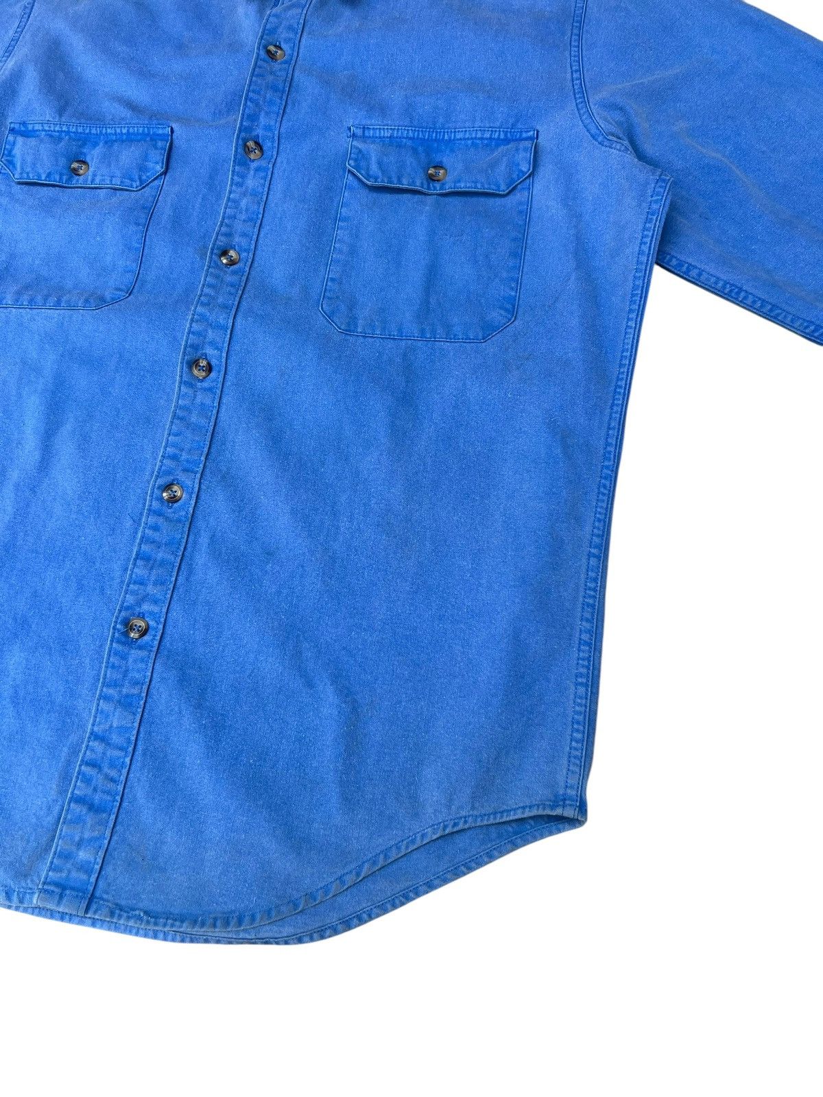 Patagonia Vintage 90s Patagonia Waxed Cotton Canvas Shirt Oversized Size US L / EU 52-54 / 3 - 13 Thumbnail