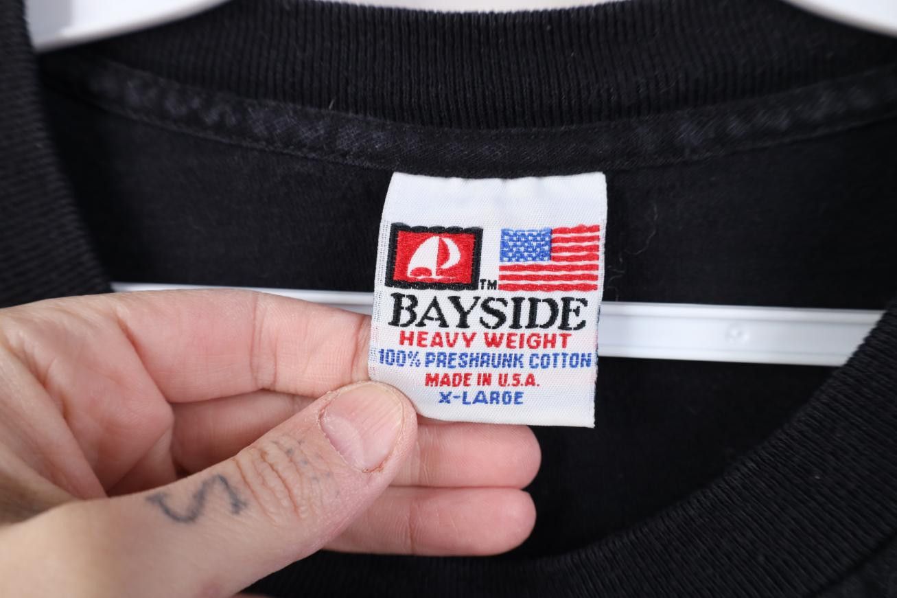 Vintage Vintage 90 Streetwear Cotton Long Sleeve T-Shirt Black USA Size US XL / EU 56 / 4 - 8 Thumbnail