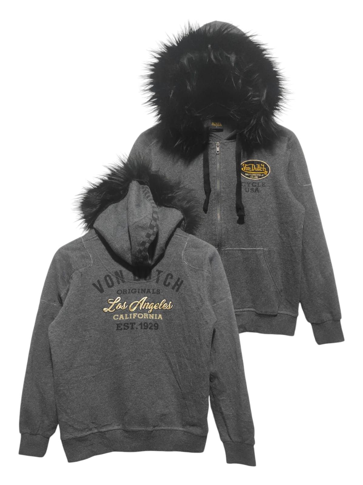 If Six Was Nine Von Dutch Fur Zipper Hoodie Size US S / EU 44-46 / 1 - 1 Thumbnail