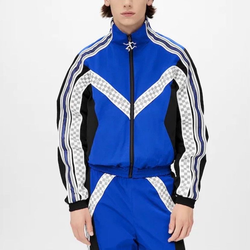 Louis Vuitton Louis Vuitton Retro Striped Blue Light Jacket s Men Size US S / EU 44-46 / 1 - 1 Thumbnail