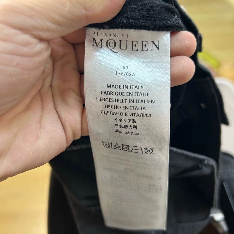Alexander McQueen Alexander Mcqueen Black jeans Size US 34 / EU 50 - 4 Thumbnail