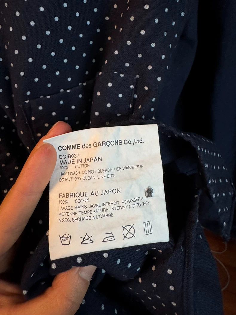 Comme des Garcons Comme Des Garcons Polka dot dark patterned long sleeved shi Size US S / EU 44-46 / 1 - 7 Thumbnail