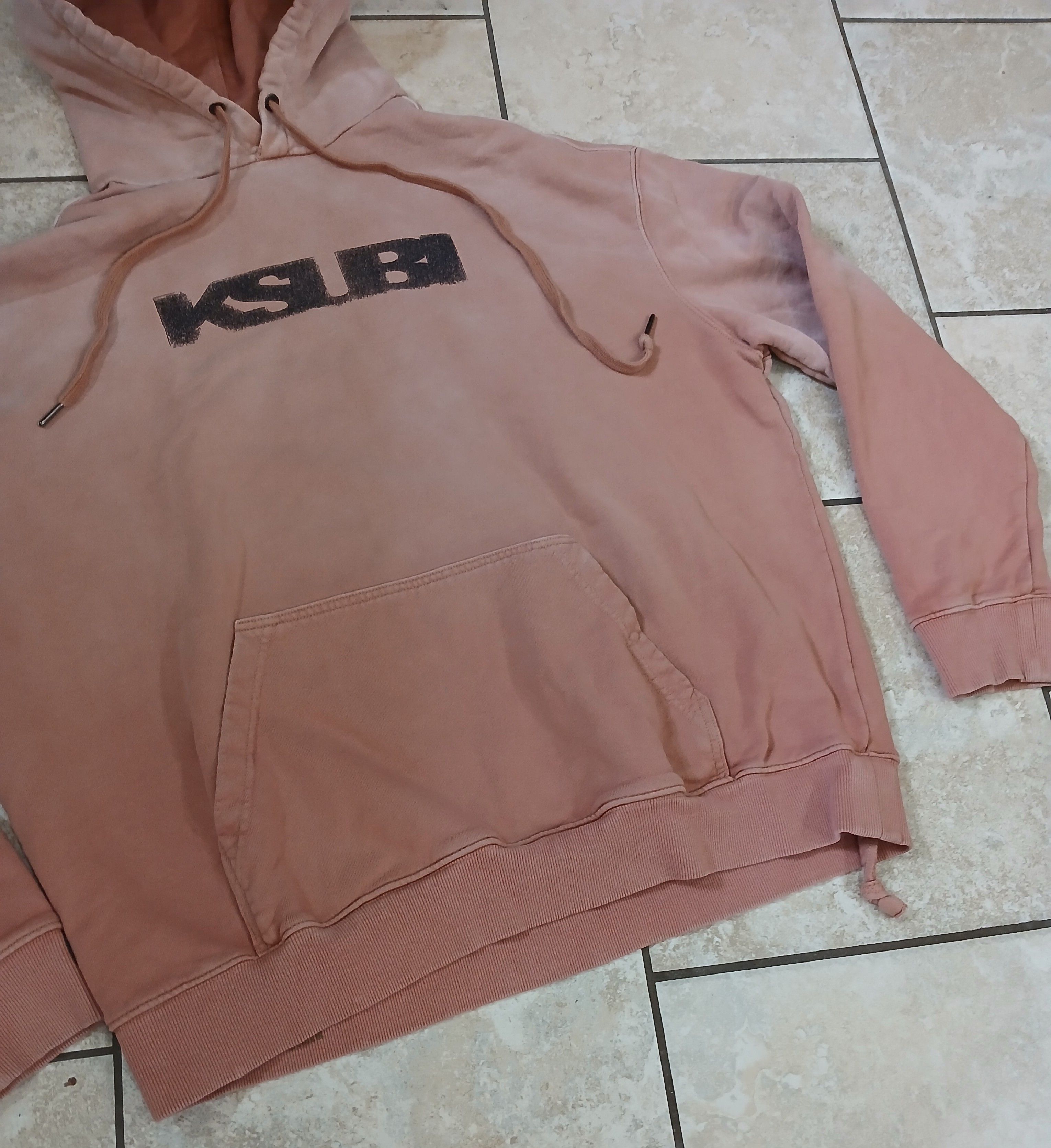 Ksubi L - Ksubi Pink Washed Hoodie Size US L / EU 52-54 / 3 - 3 Thumbnail