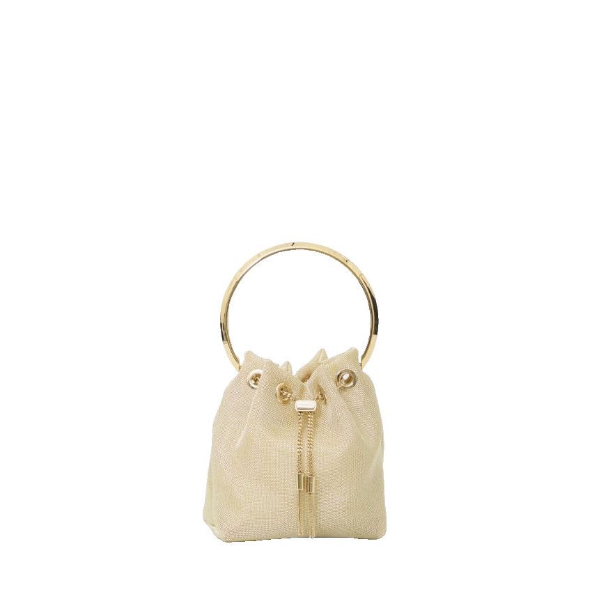 Jimmy Choo JIMMY CHOO Champagne Mesh Bon Bon Bag New & Authentic Size ONE SIZE - 1 Thumbnail